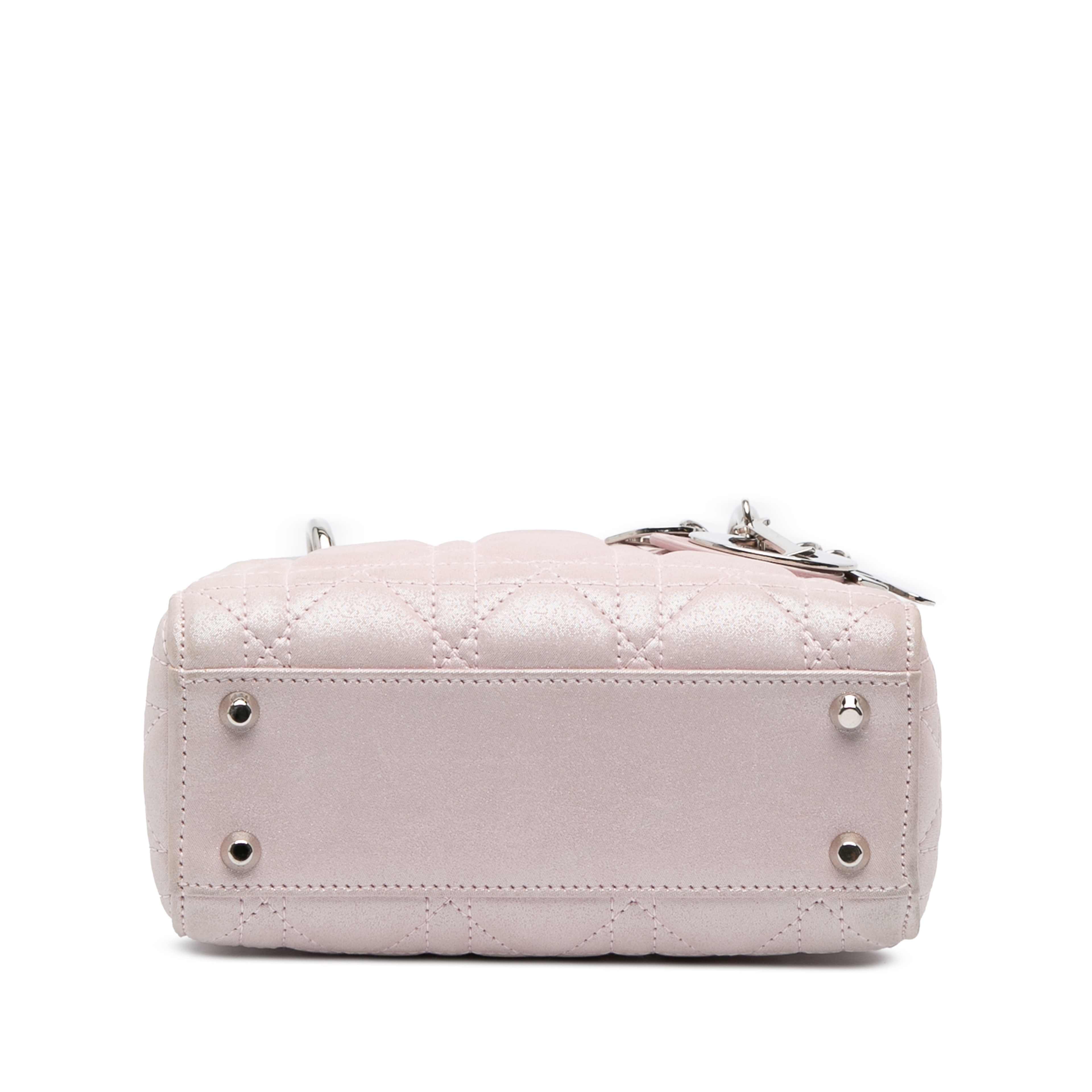 Dior Mini Satin Cannage Lady Dior