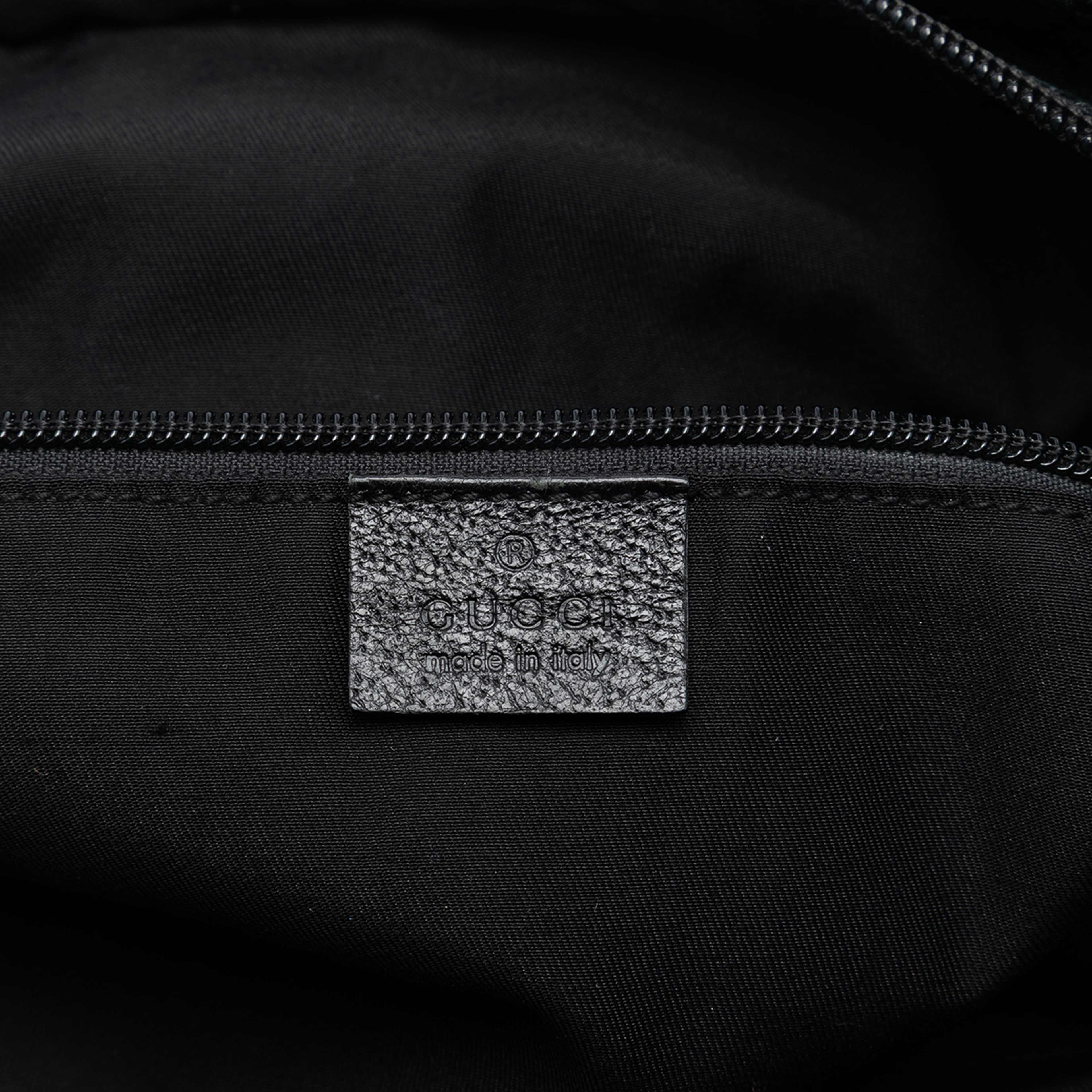 Gucci Gg Canvas Web Tote, från Luxclusif, i färgen black. Klicka för att öppna bilden i stort format