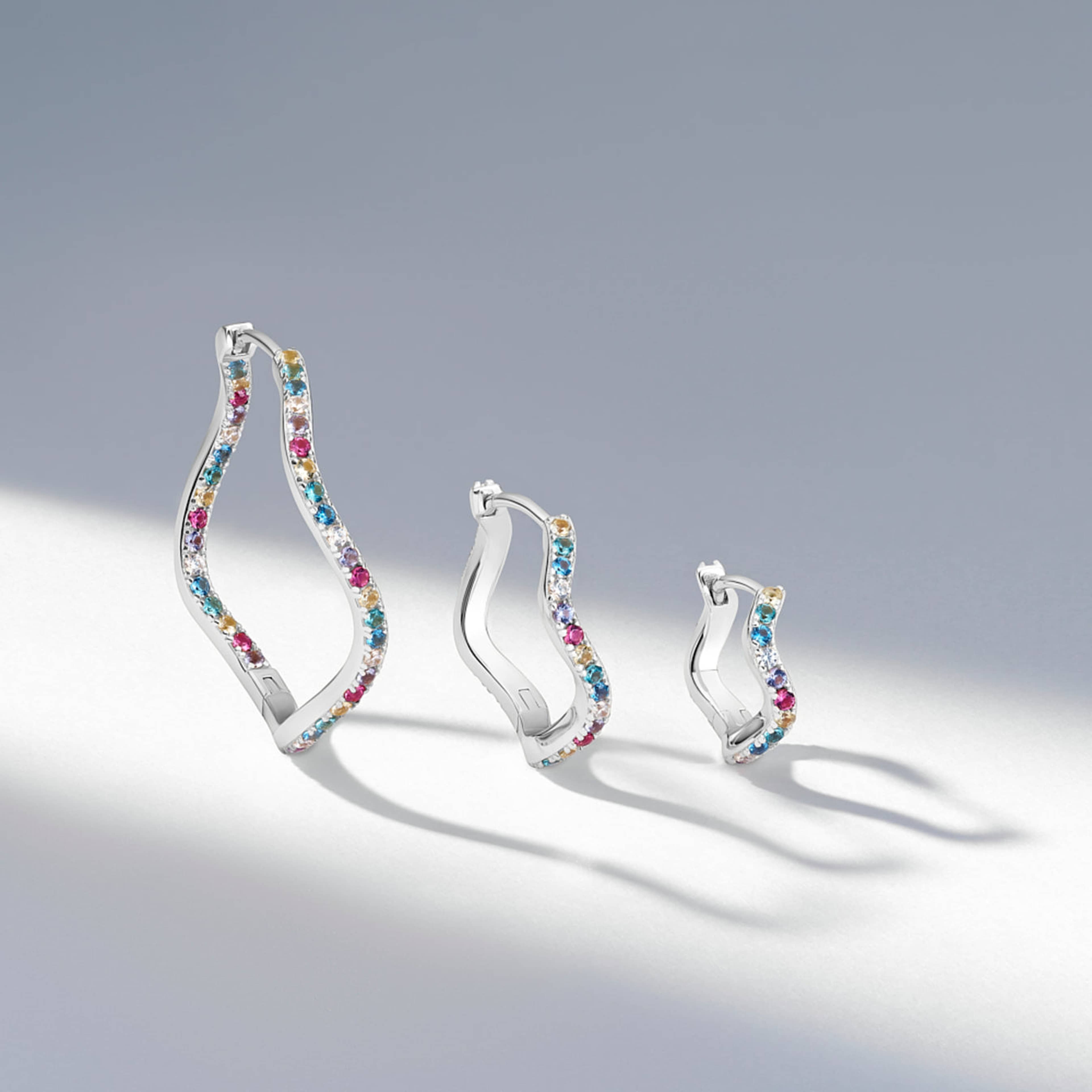 Ellera Waves Pianura Medio Earrings