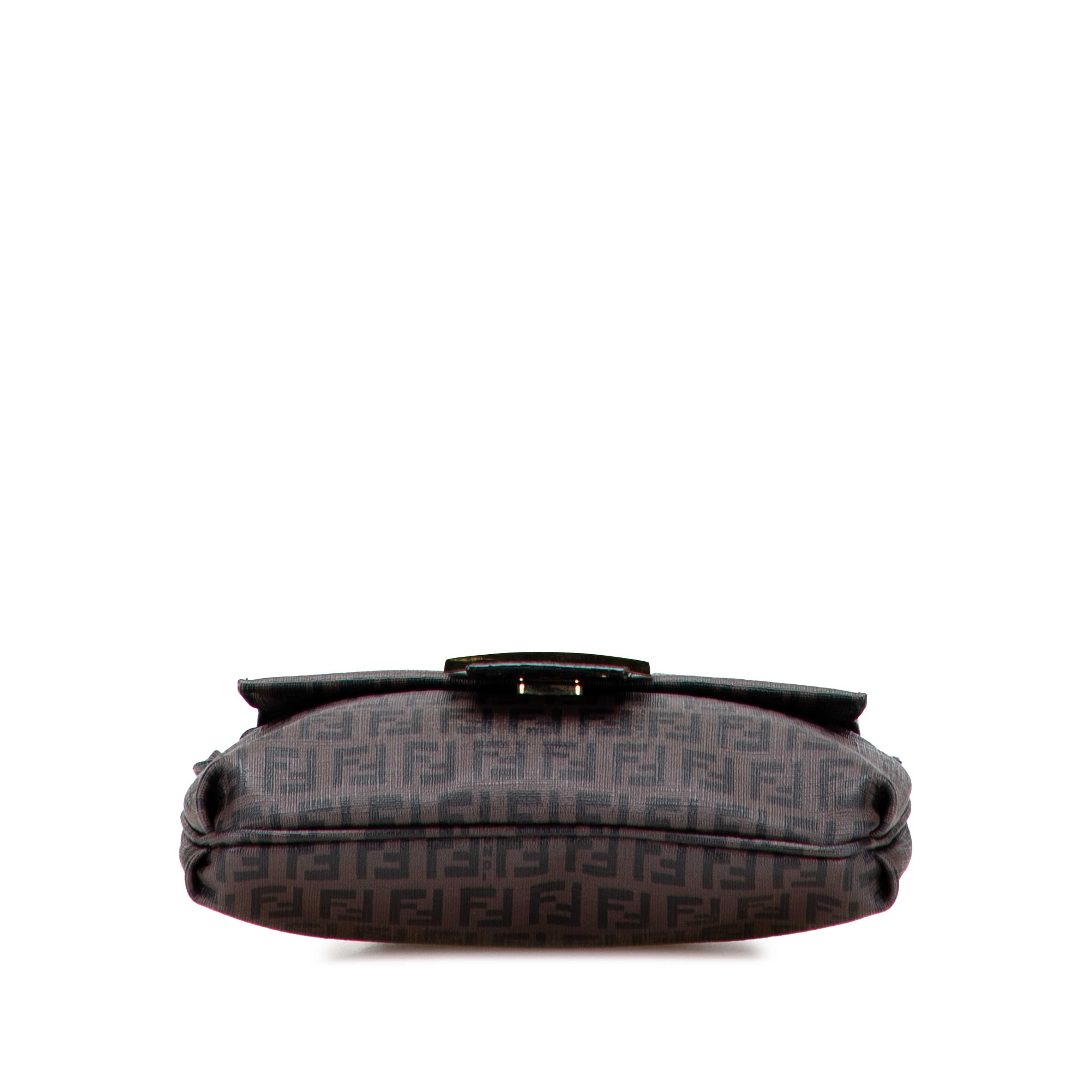 Fendi Zucchino Spalmati Crossbody, från Luxclusif, i färgen brun. Klicka för att öppna bilden i stort format