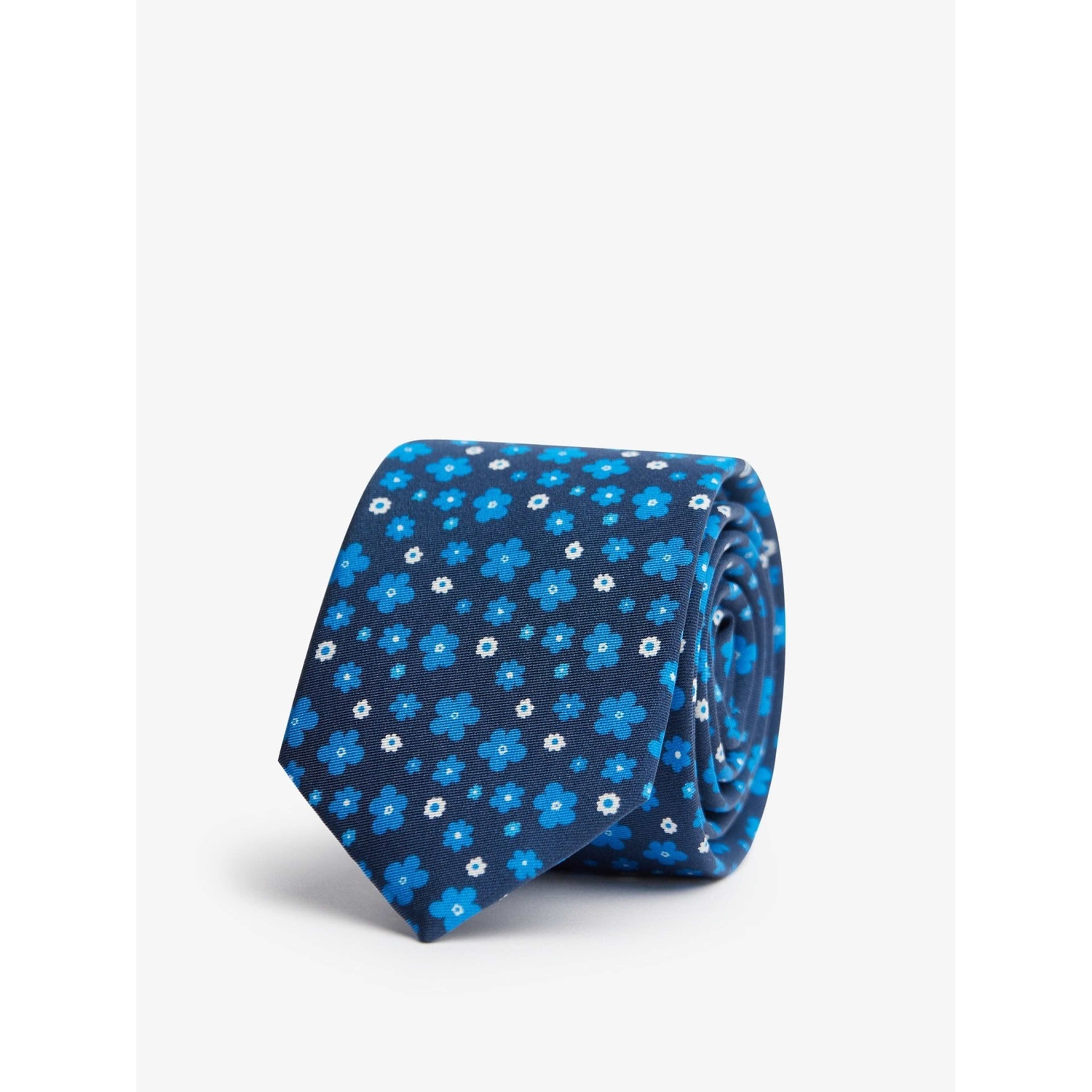 Tie Floral, från John Henric, i färgen blue. Klicka för att öppna bilden i stort format
