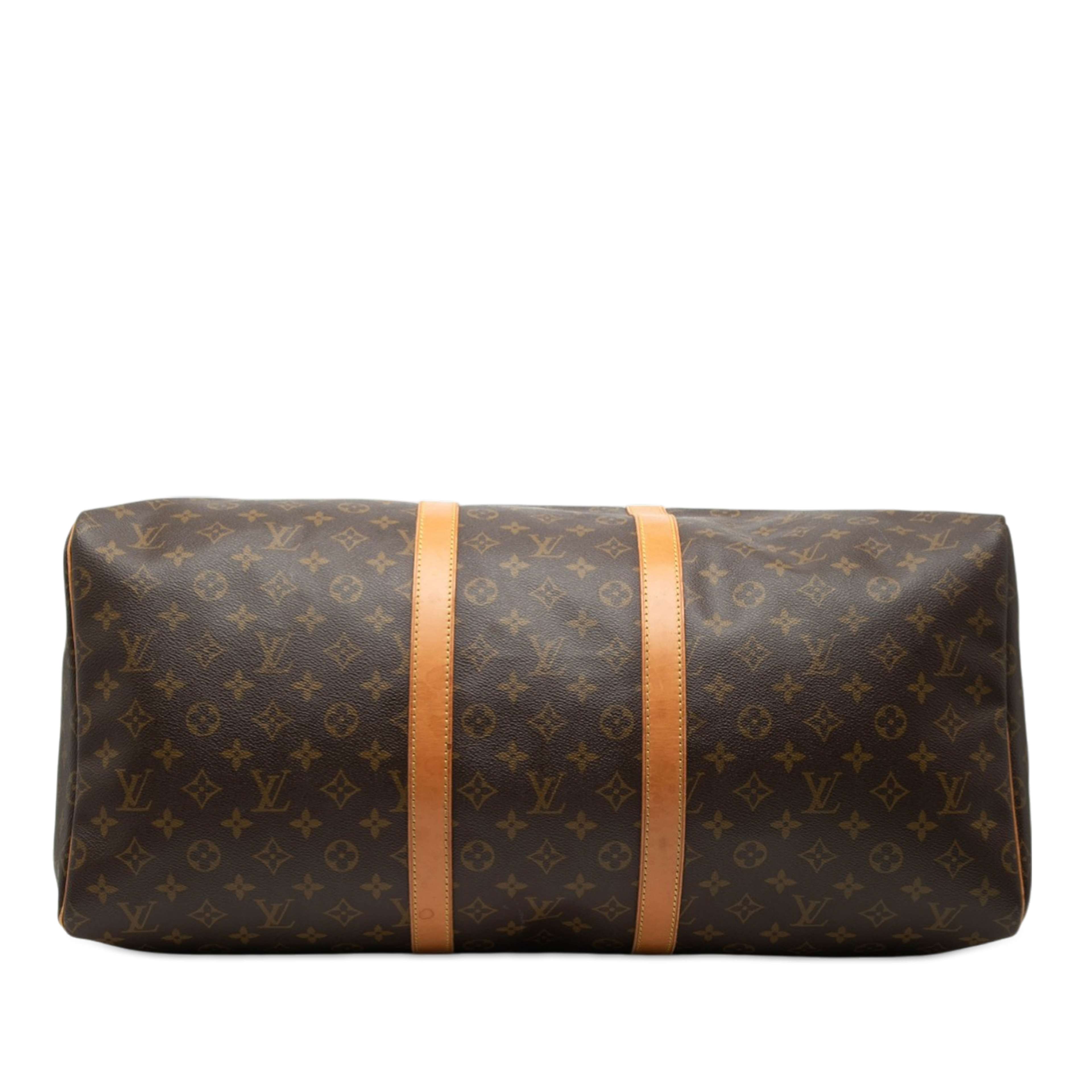 Louis Vuitton Monogram Keepall 55, från Luxclusif, i färgen brown. Klicka för att öppna bilden i stort format