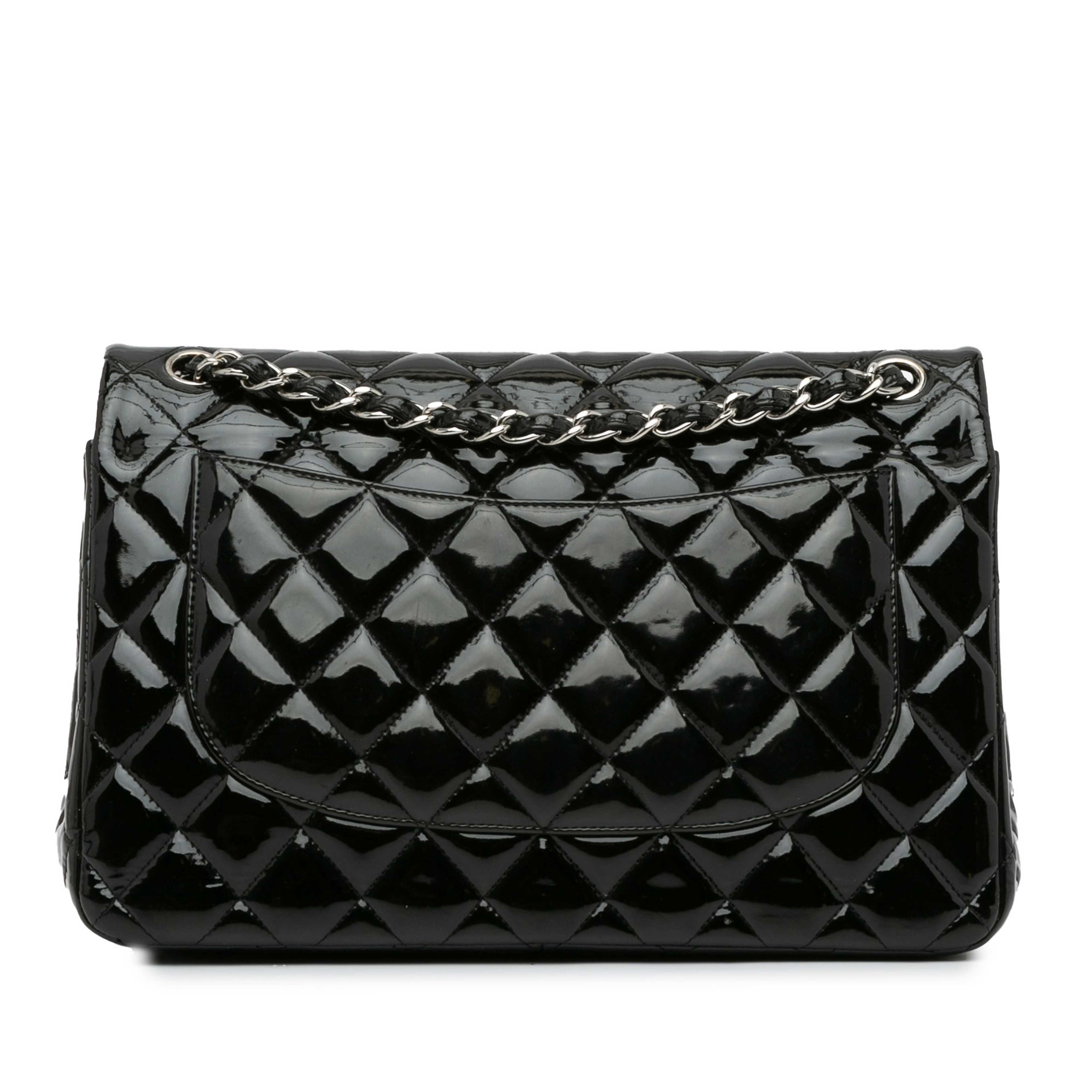 Chanel Jumbo Classic Patent Double Flap