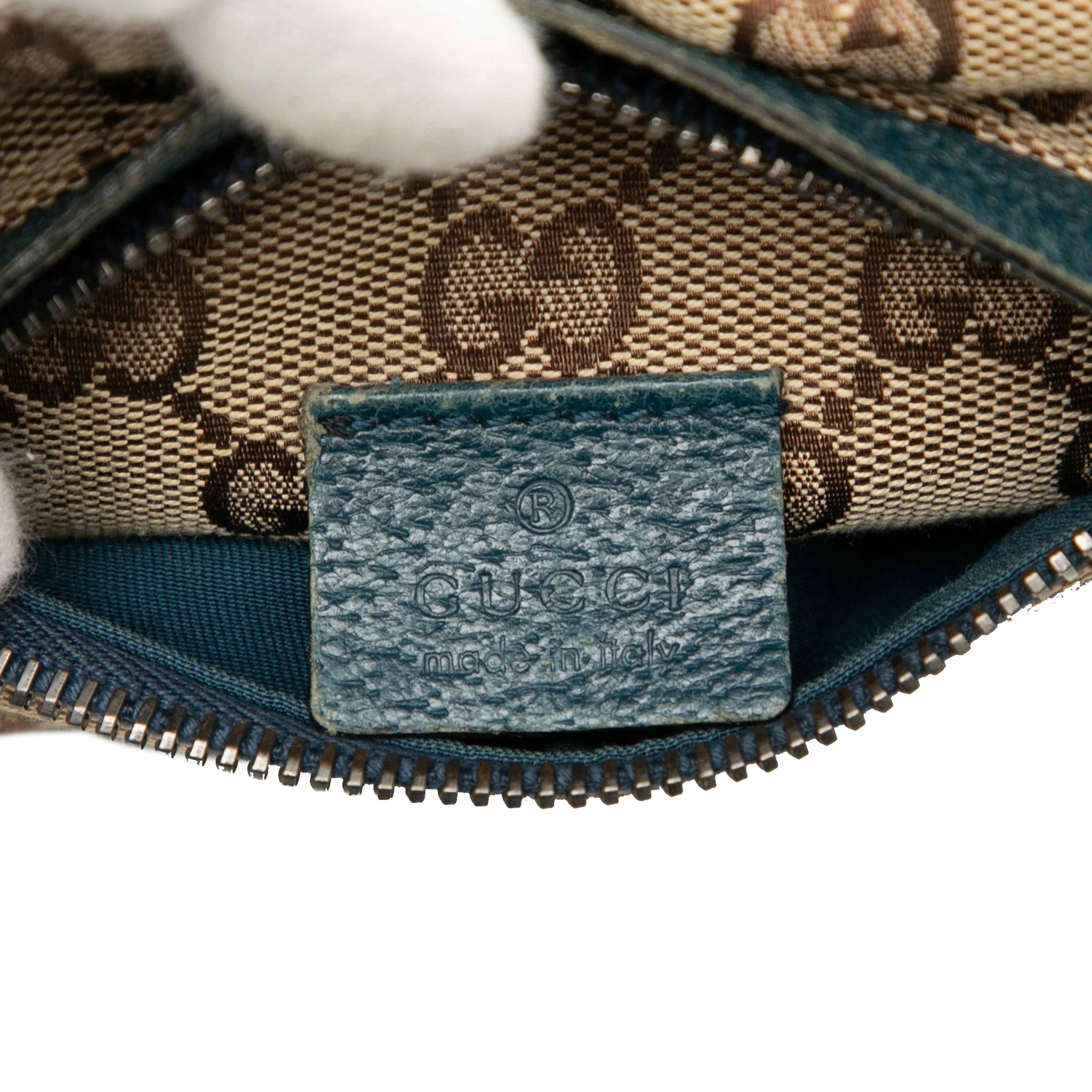 Gucci Gg Canvas Web Double Pocket Belt Bag, från Luxclusif, i färgen beige. Klicka för att öppna bilden i stort format