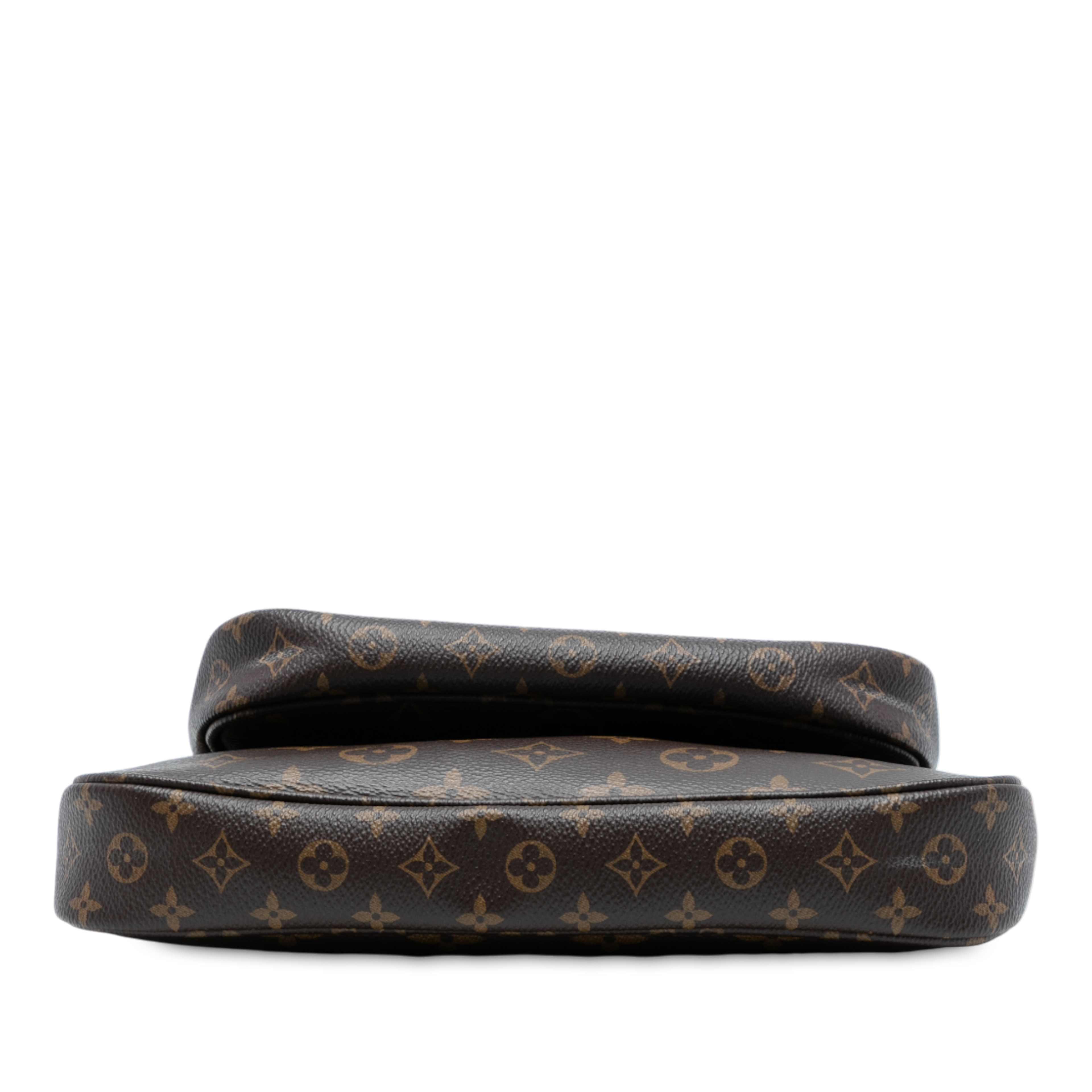 Louis Vuitton Monogram Multi Pochette Accessoires, från Luxclusif, i färgen brun. Klicka för att öppna bilden i stort format