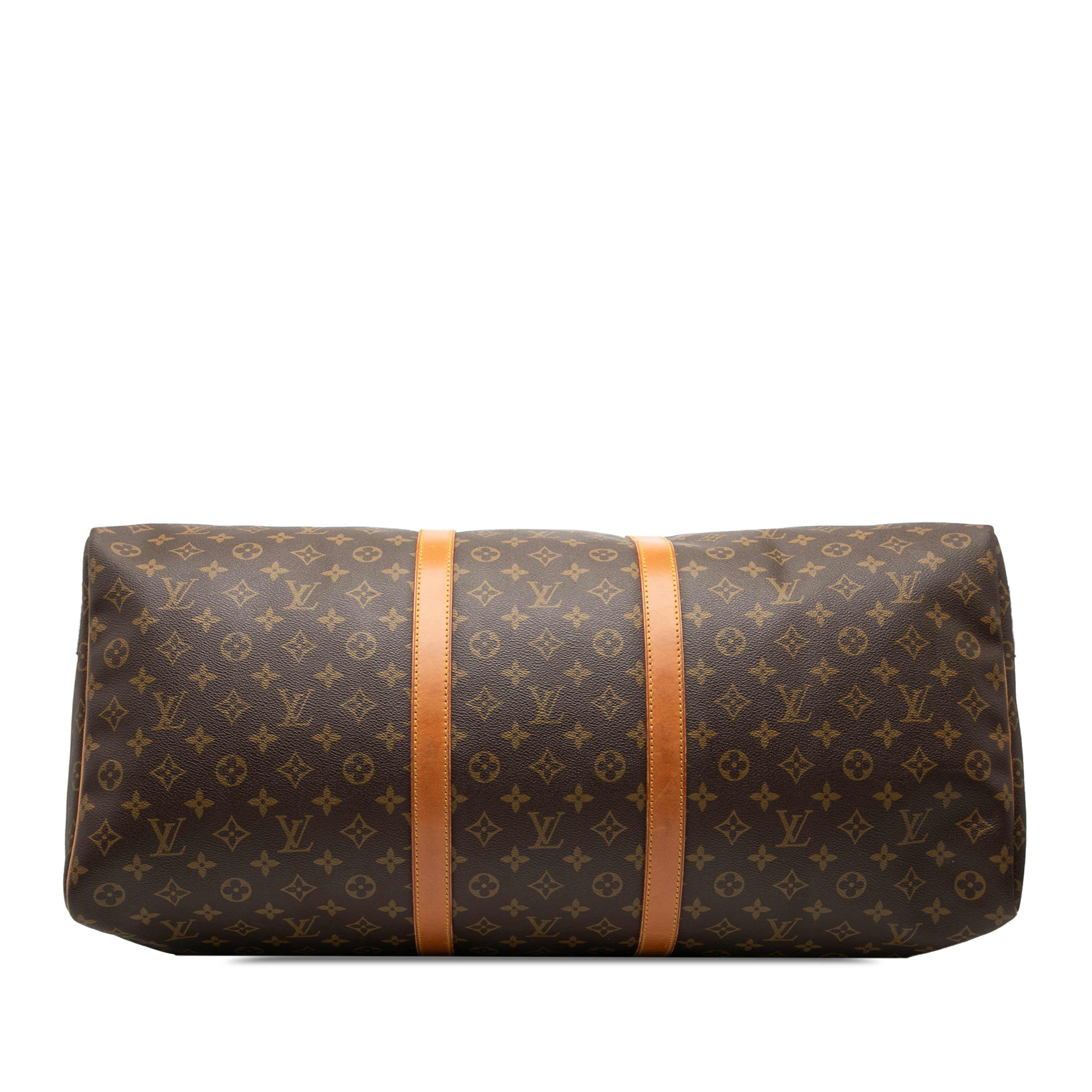 Louis Vuitton Monogram Keepall 60, från Luxclusif, i färgen brown. Klicka för att öppna bilden i stort format