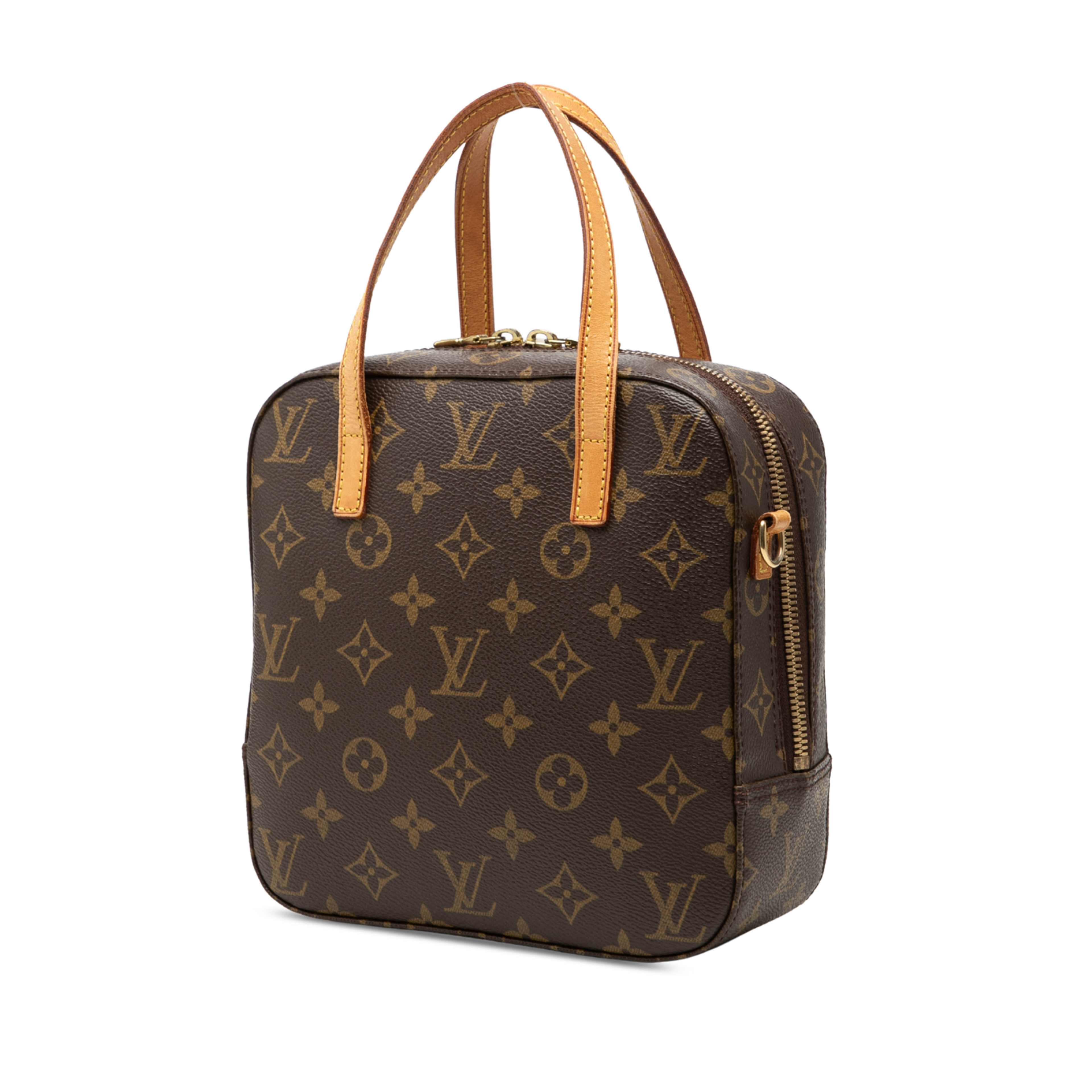 Louis Vuitton Monogram Spontini, från Luxclusif, i färgen brun. Klicka för att öppna bilden i stort format