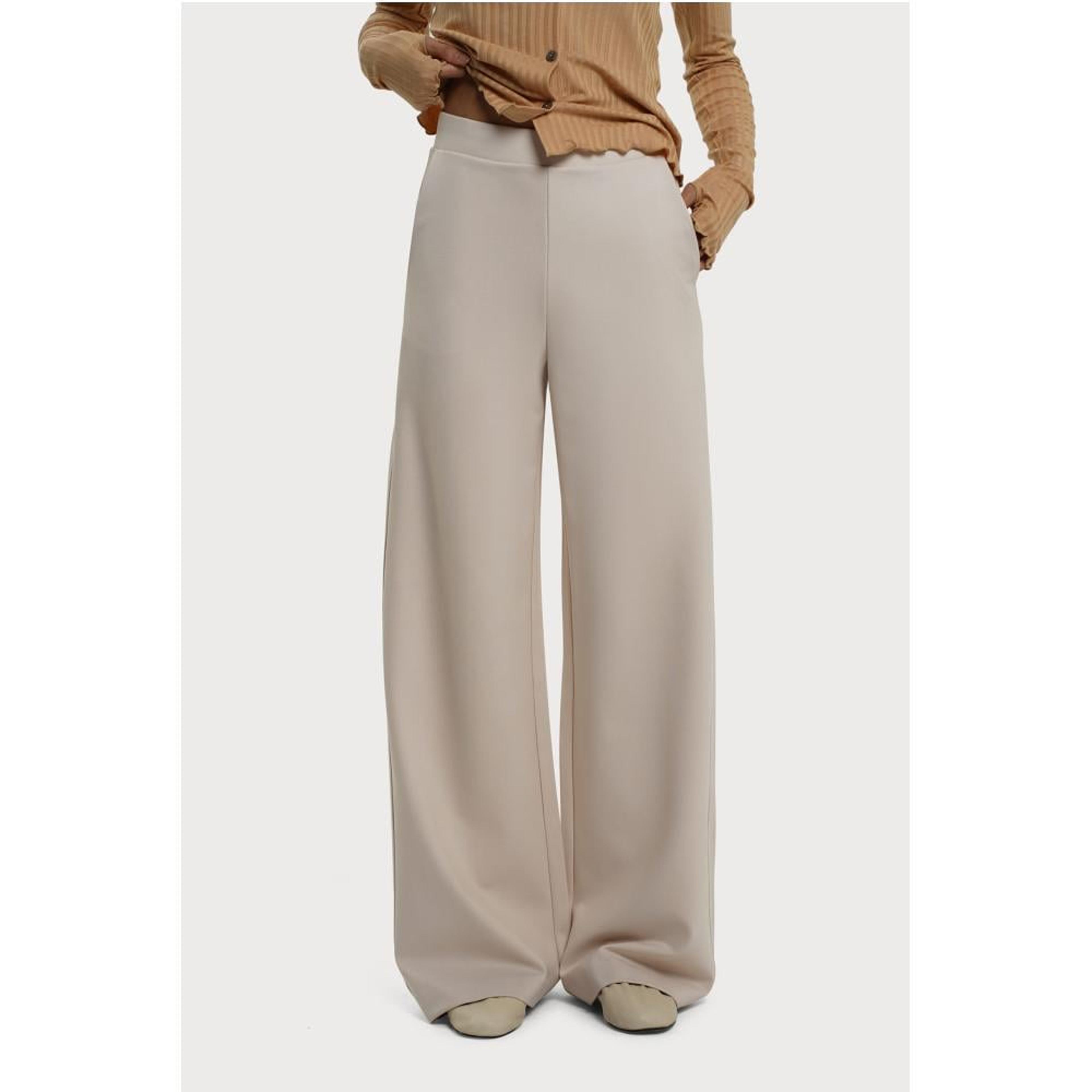 Leia Wide Pants - Greige