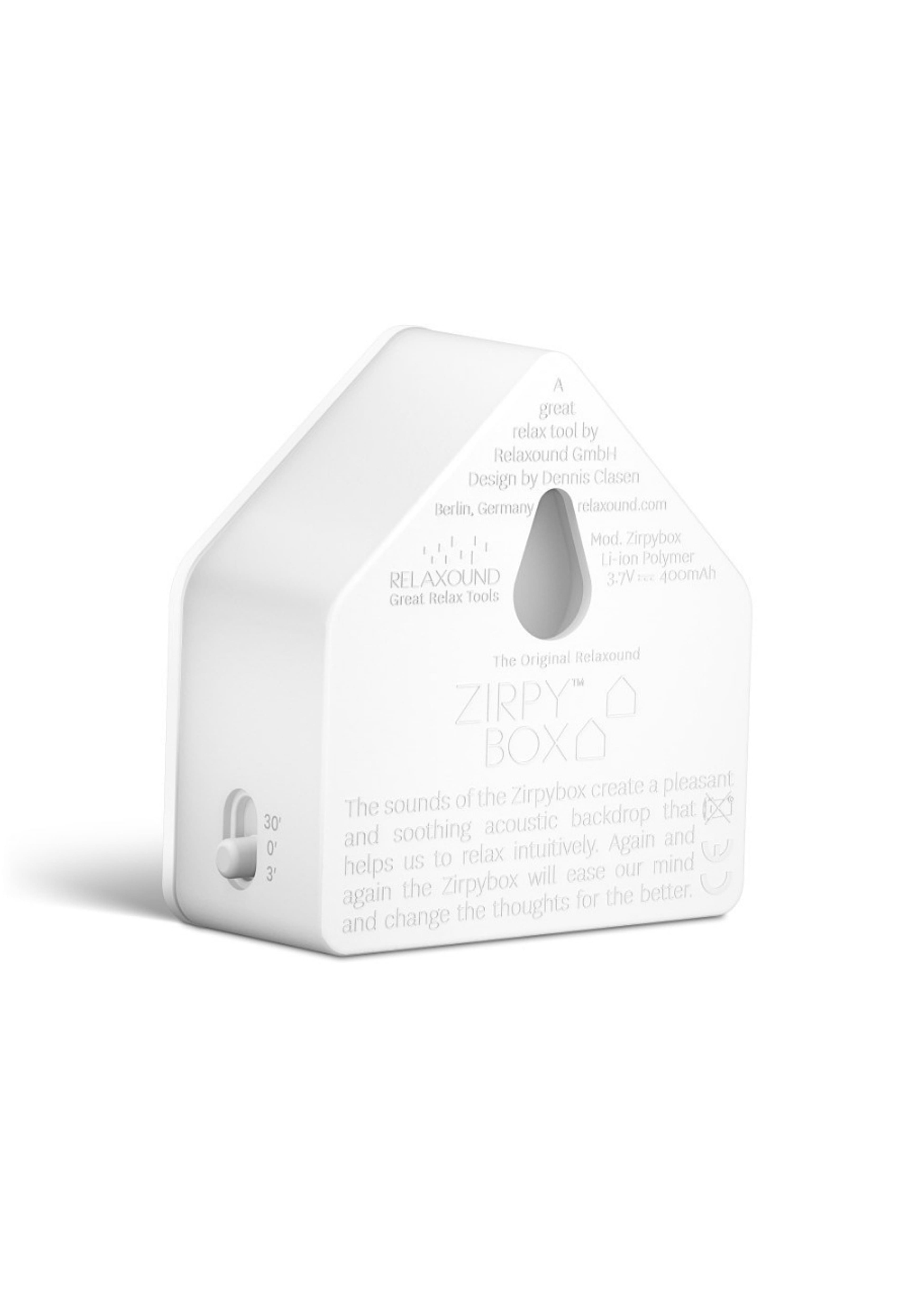 Zirpybox Speldosa 2-pack Gräshoppa Vit