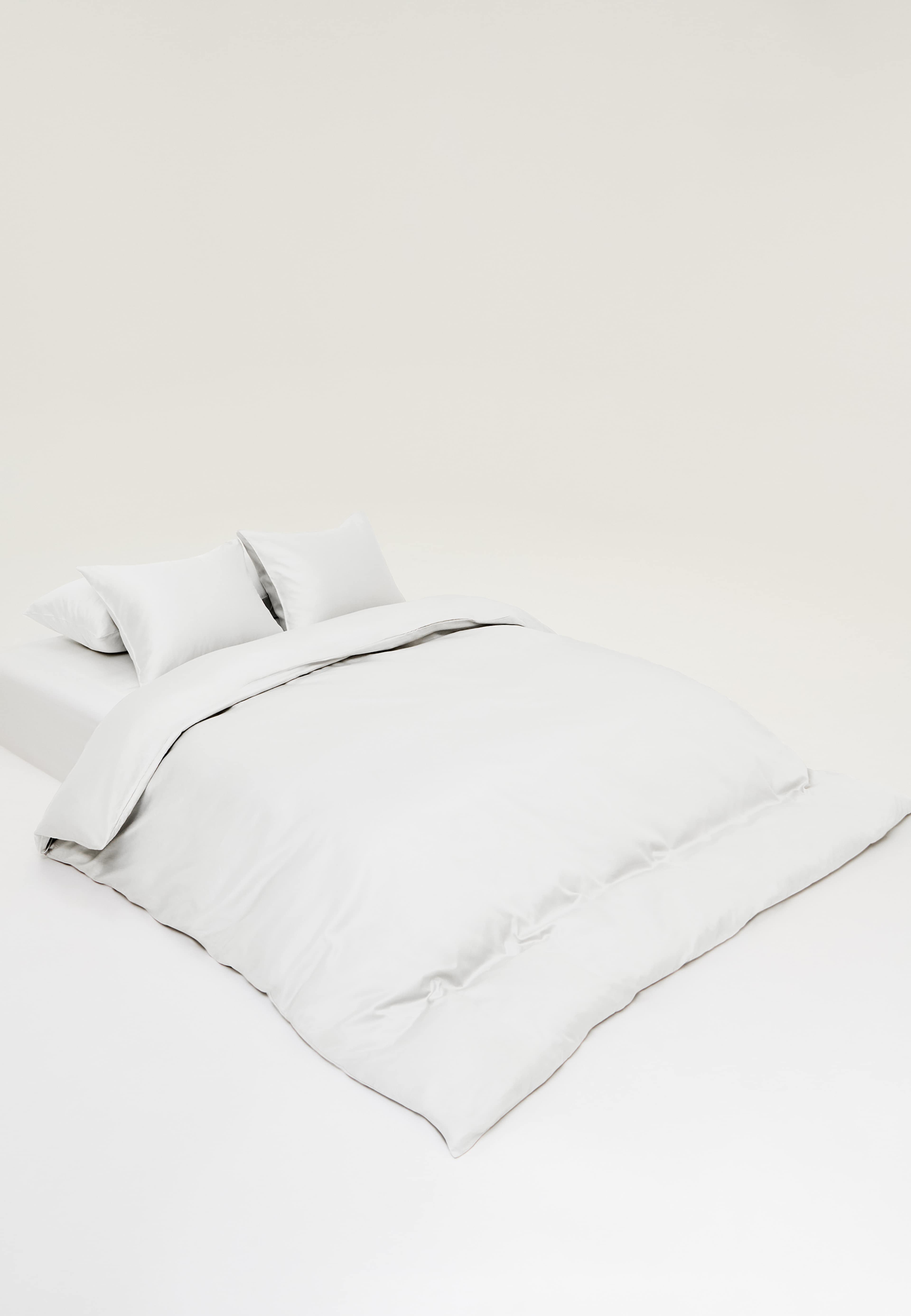 Bäddset Arkipelag Blank Dubbelt Vit 220x220cm Med 2st Örngott 50x60cm