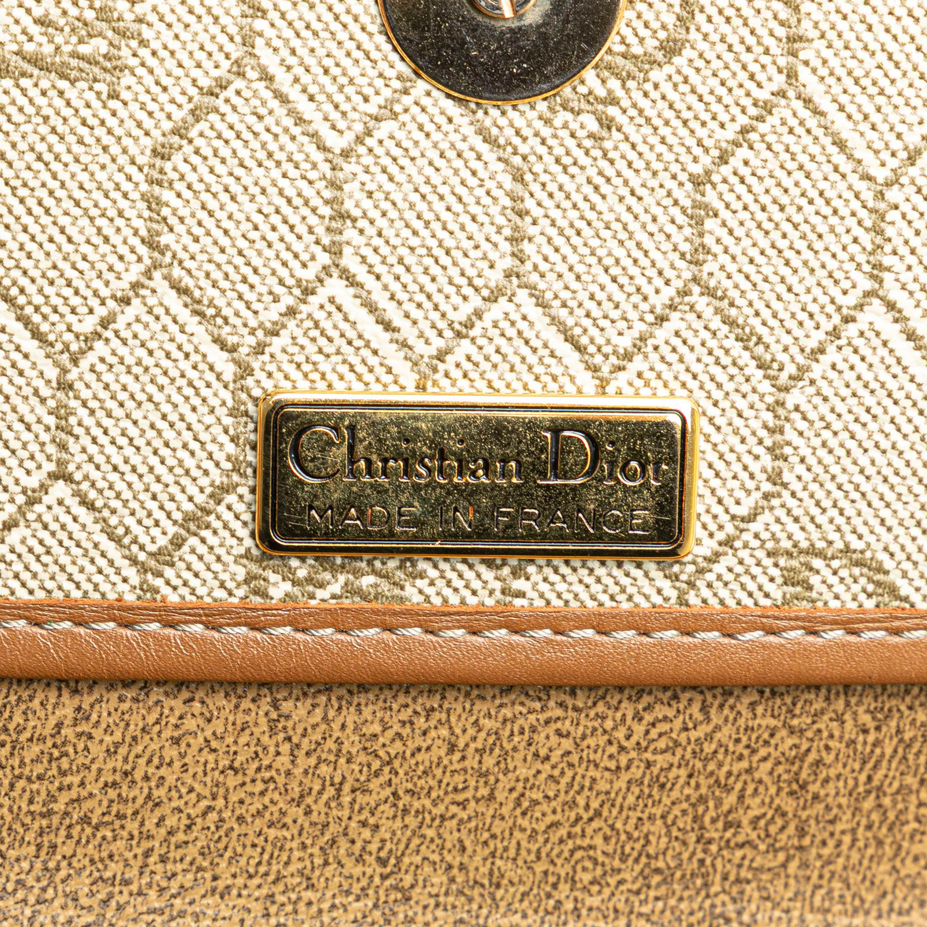 Dior Honeycomb Coated Canvas Crossbody