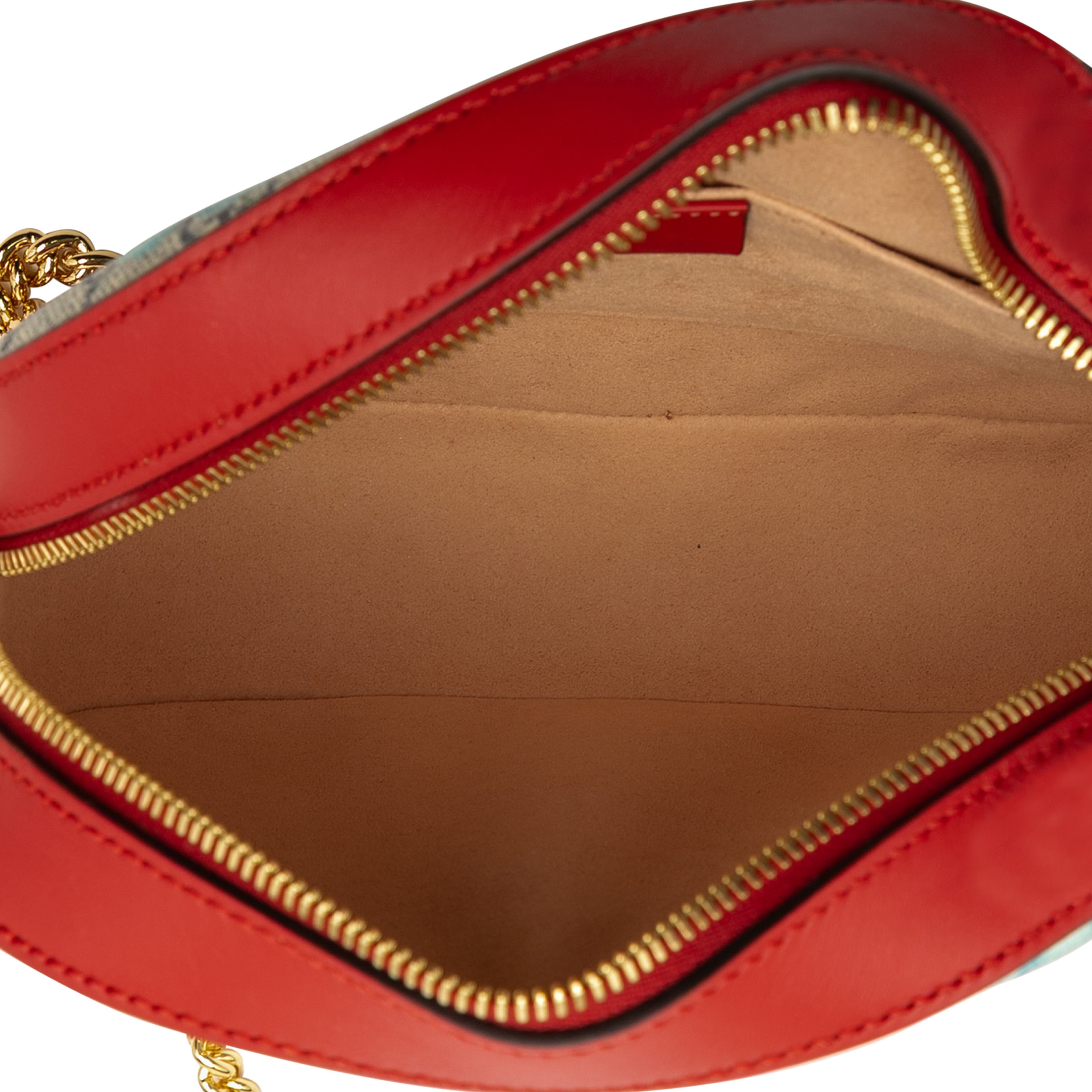 Gucci Gg Supreme Blooms Chain Crossbody, från Luxclusif, i färgen beige. Klicka för att öppna bilden i stort format