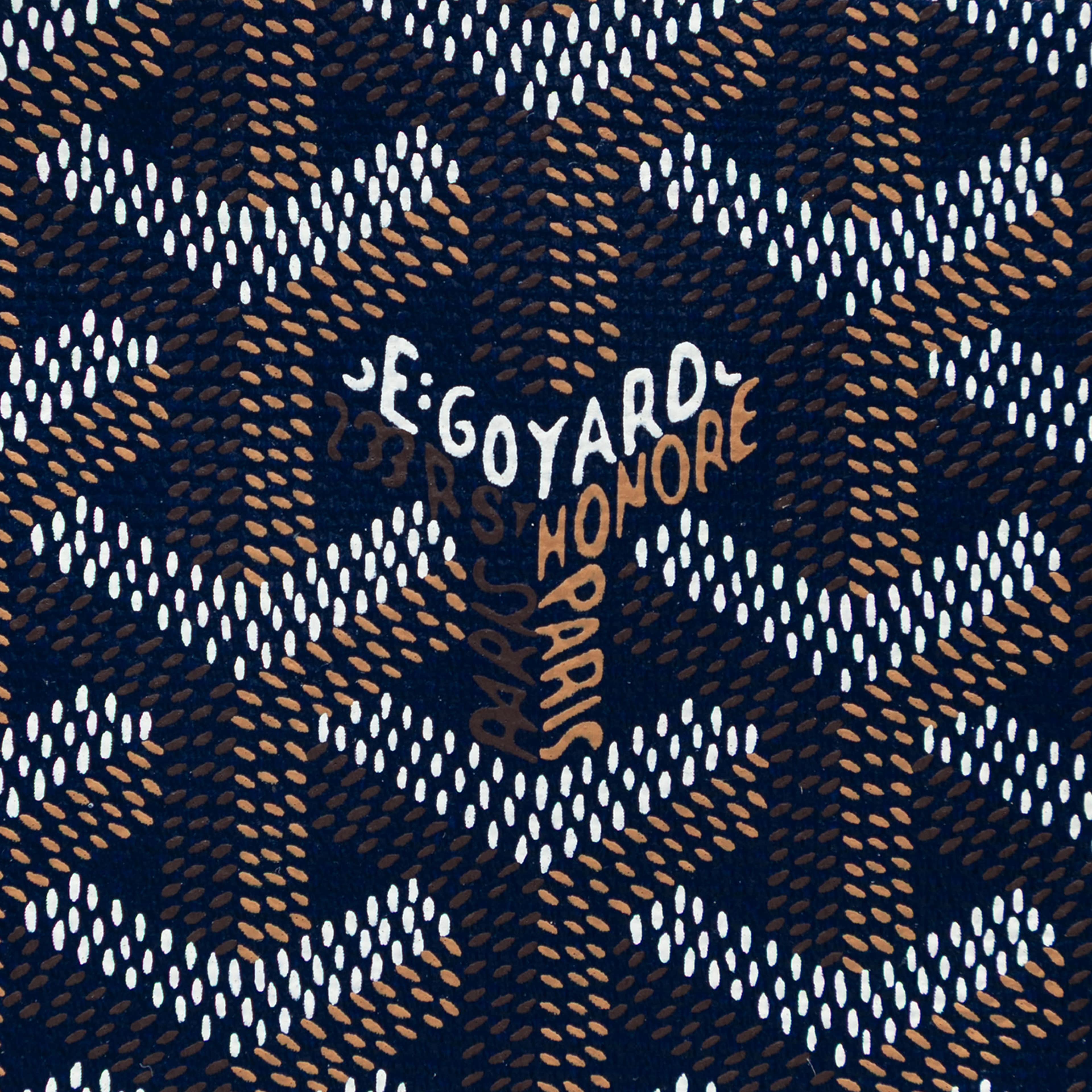 Goyard Goyardine Senat Gm, från Luxclusif, i färgen navy. Klicka för att öppna bilden i stort format