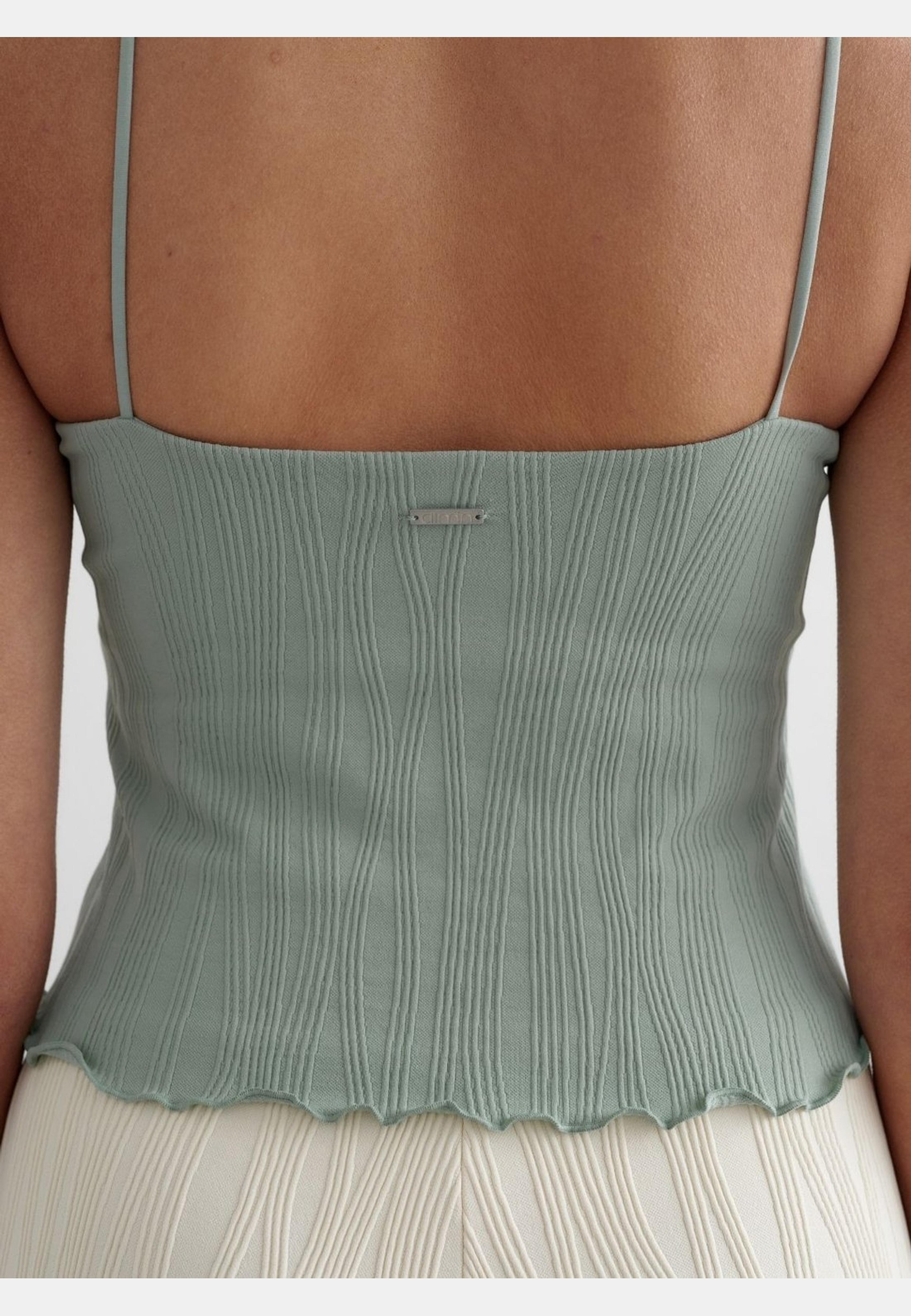Aqua Tulip Singlet