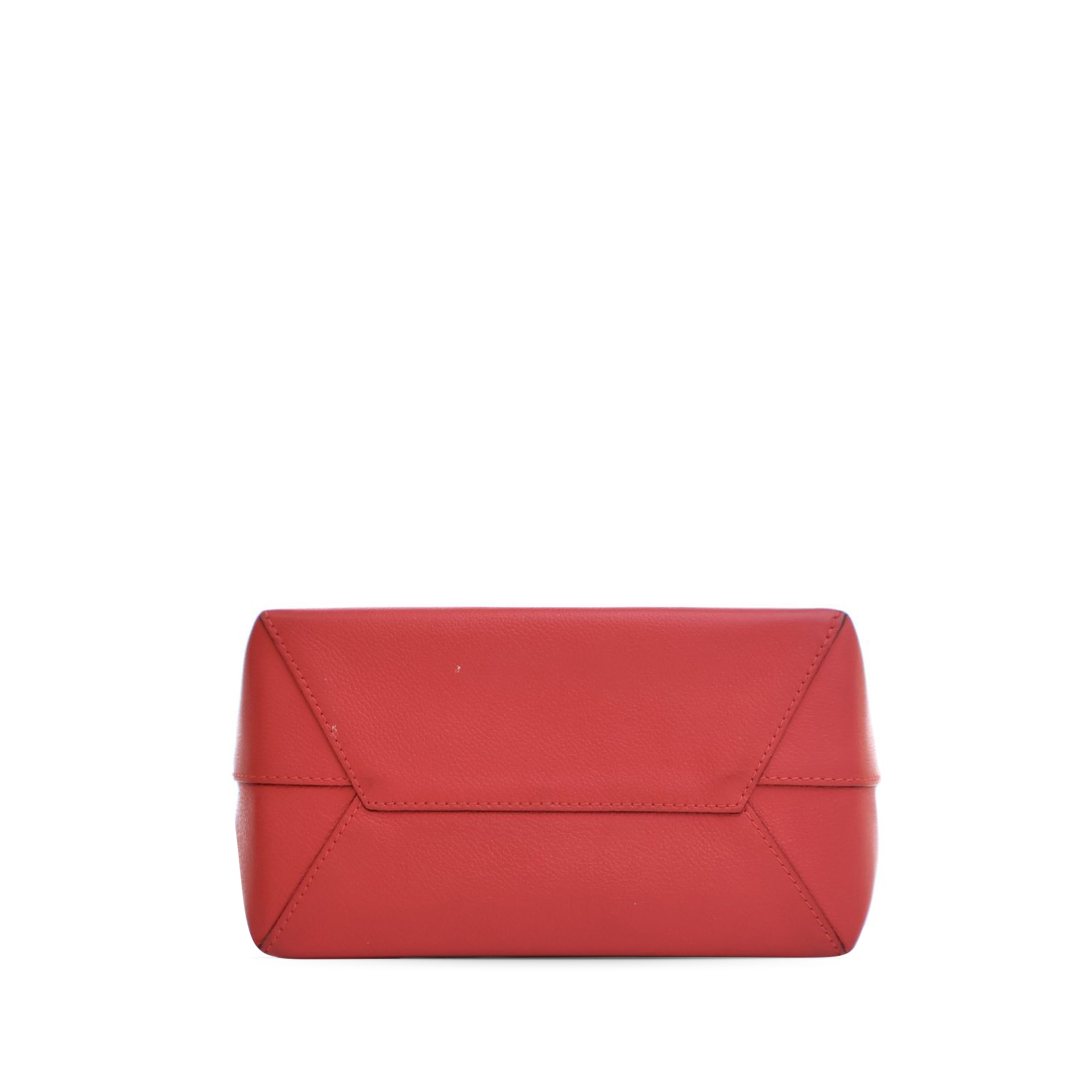 Louis Vuitton Calfskin Lockme Backpack, från Luxclusif, i färgen red. Klicka för att öppna bilden i stort format