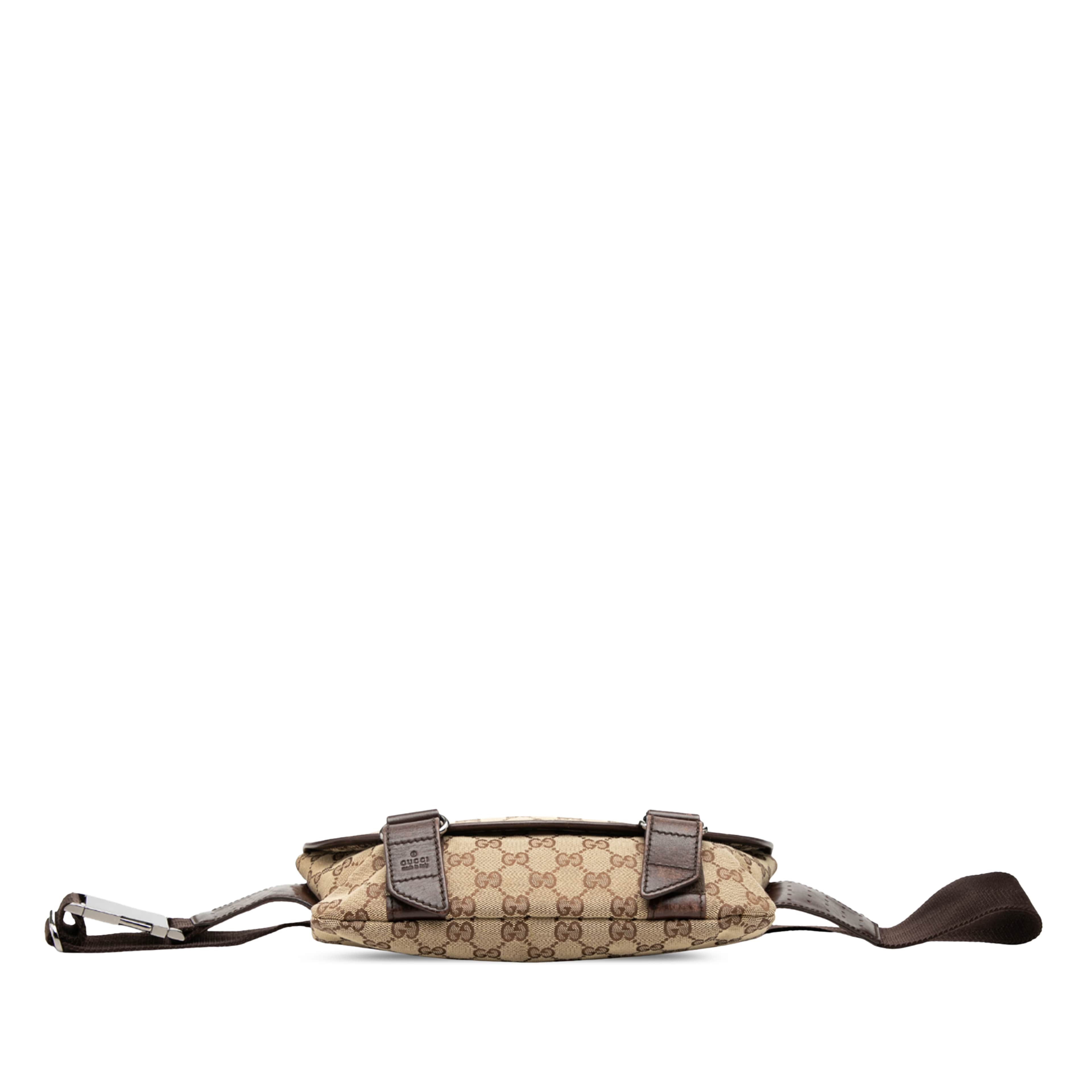 Gucci Gg Canvas Belt Bag, från Luxclusif, i färgen beige. Klicka för att öppna bilden i stort format