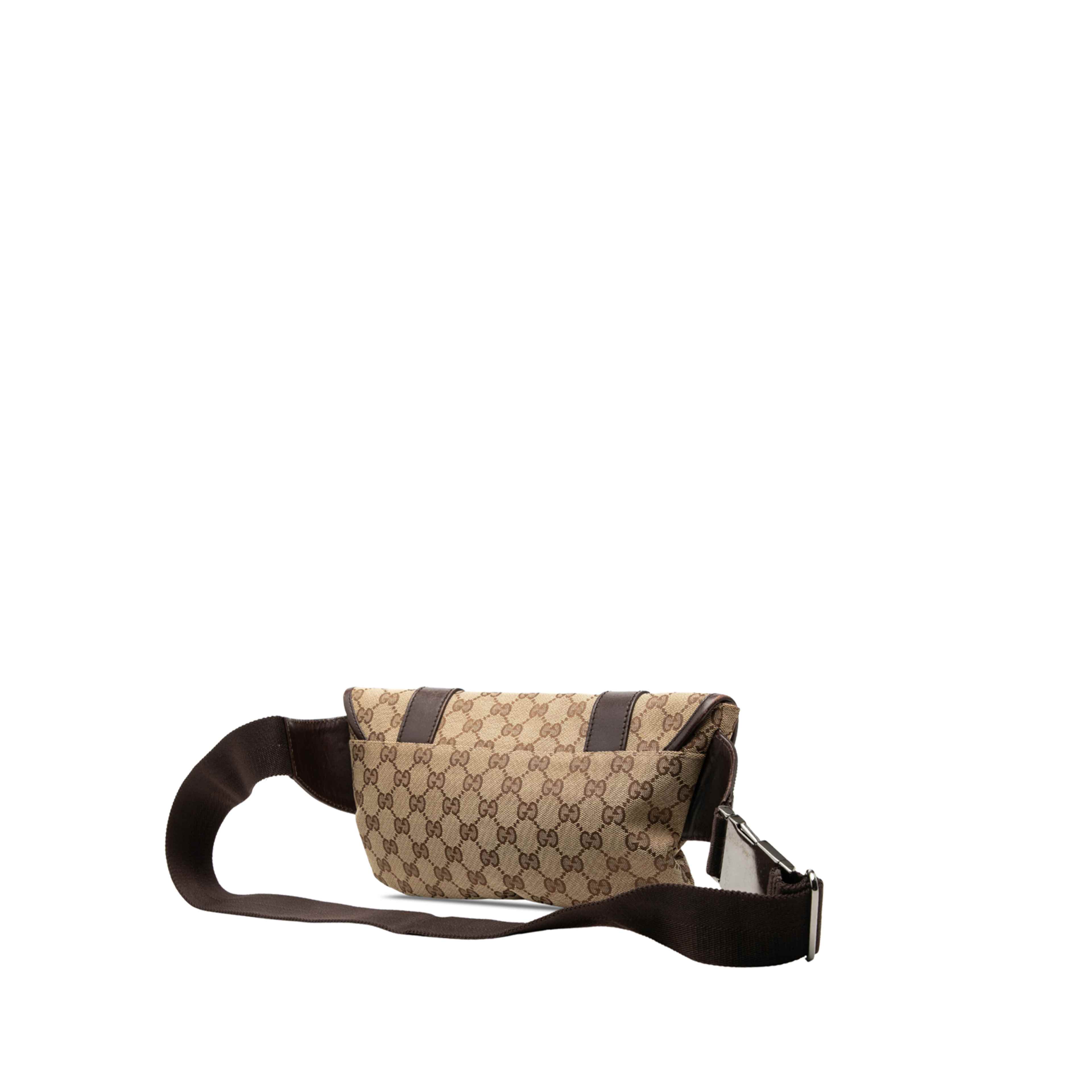 Gucci Gg Canvas Belt Bag, från Luxclusif, i färgen beige. Klicka för att öppna bilden i stort format