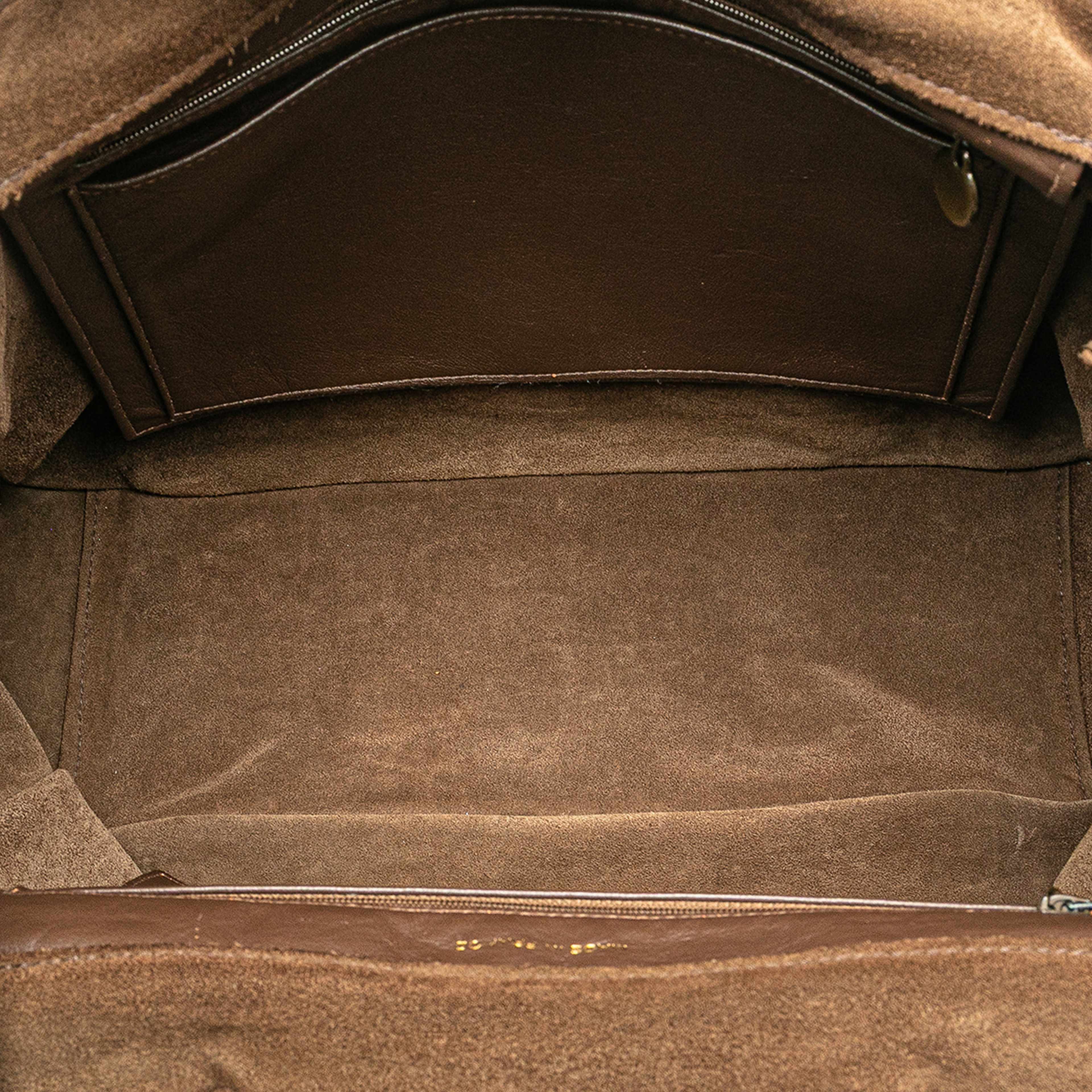 Chanel Suede Logo Strap Tote