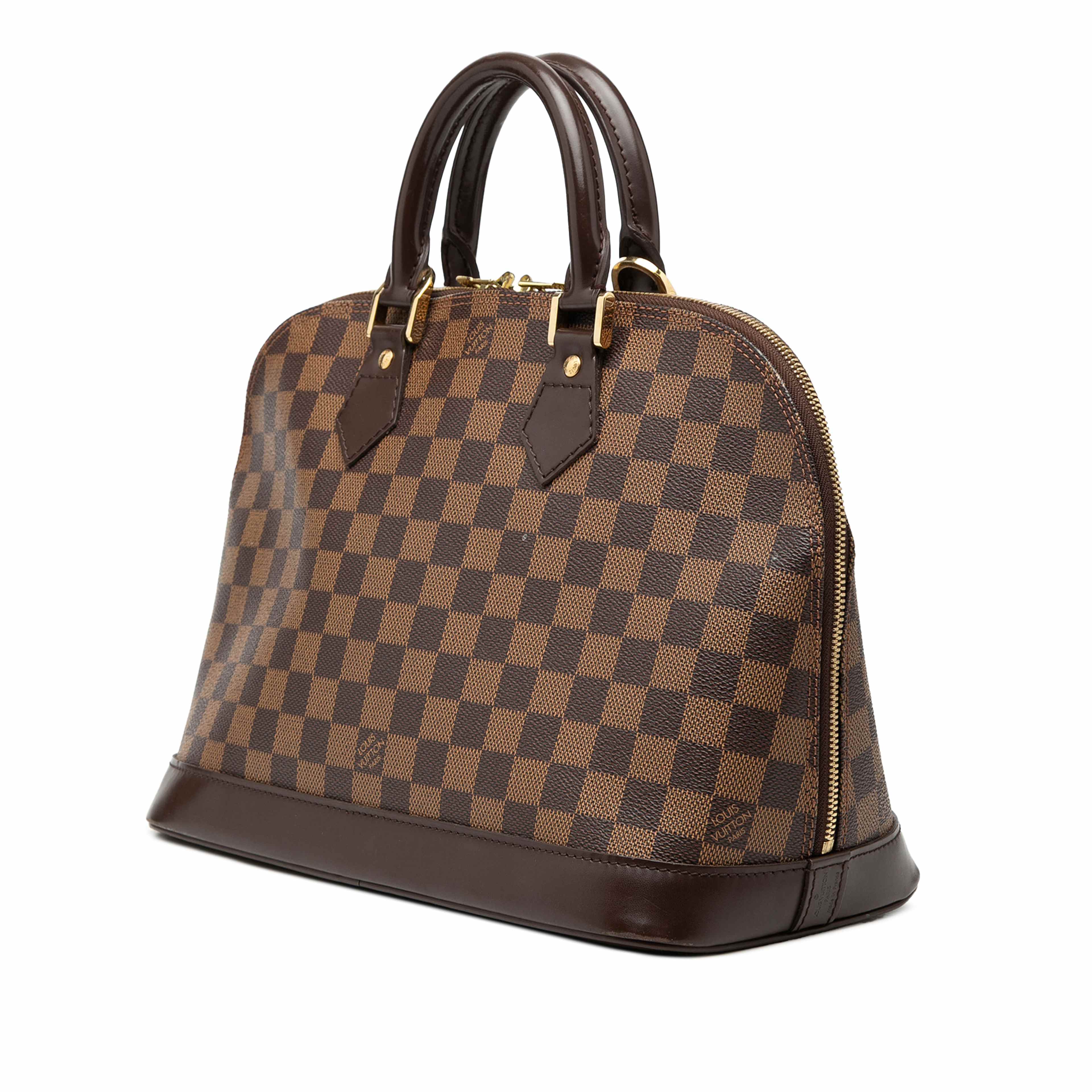Louis Vuitton Damier Ebene Alma Pm, från Luxclusif, i färgen brown. Klicka för att öppna bilden i stort format