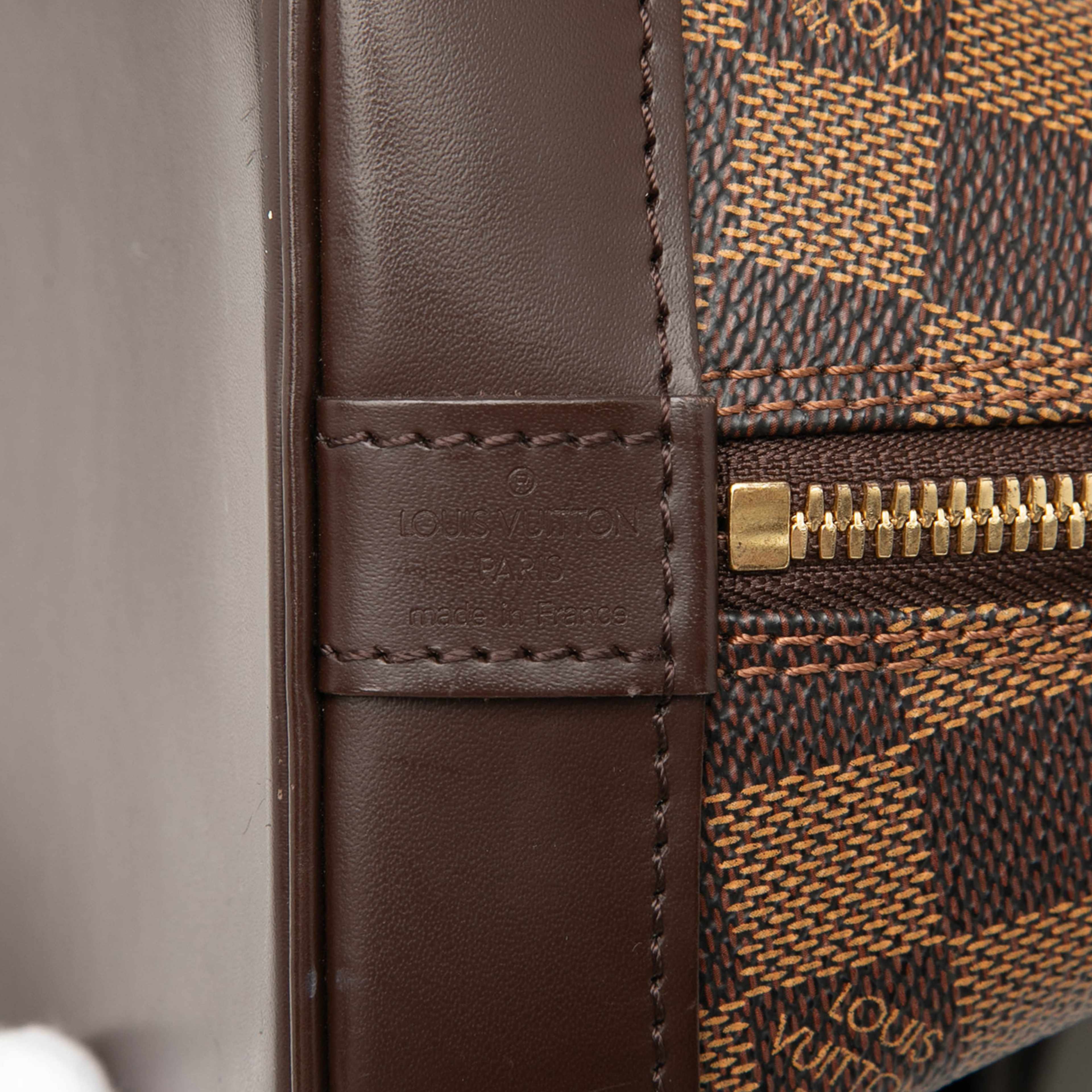 Louis Vuitton Damier Ebene Alma Pm, från Luxclusif, i färgen brown. Klicka för att öppna bilden i stort format