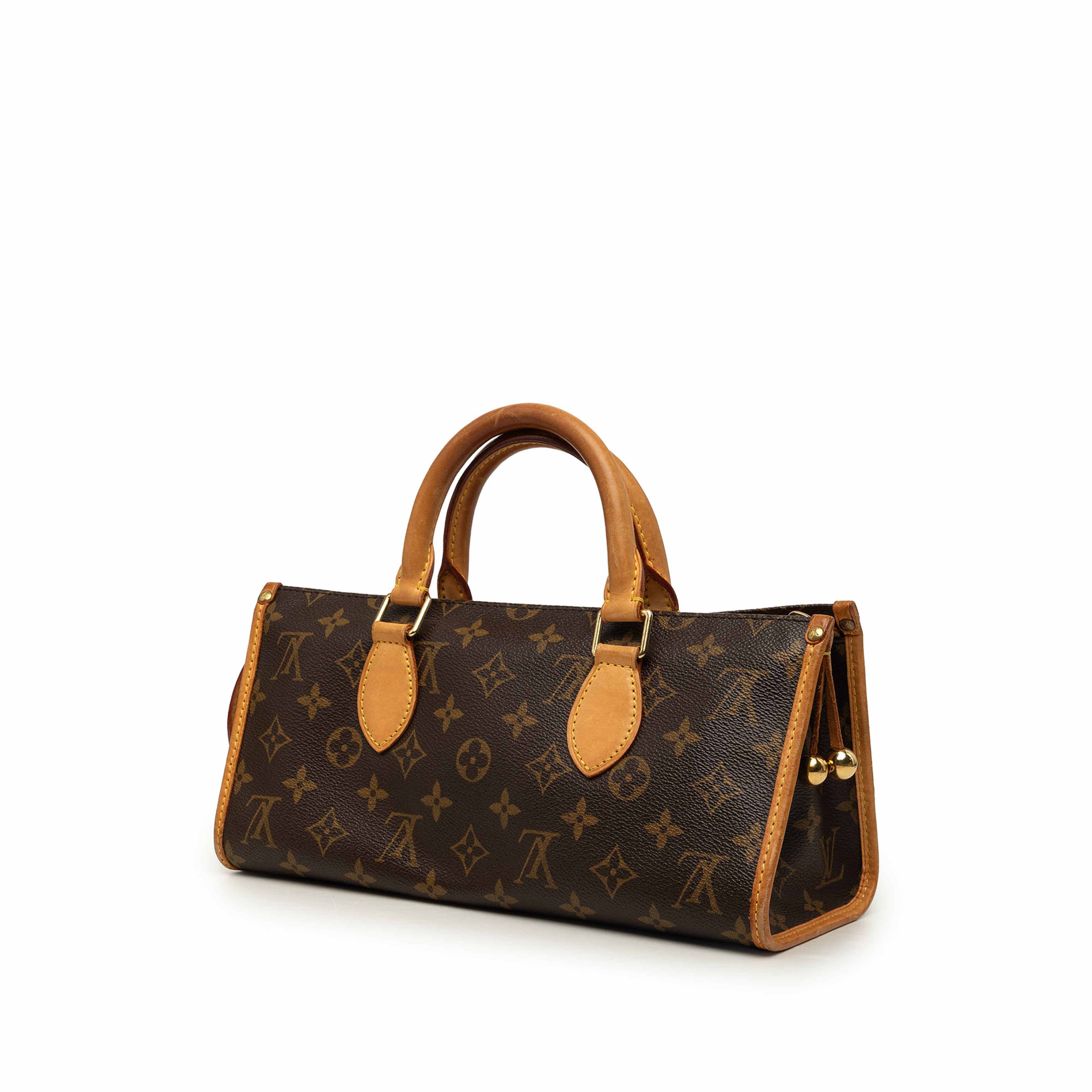Louis Vuitton Monogram Popincourt, från Luxclusif, i färgen brun. Klicka för att öppna bilden i stort format