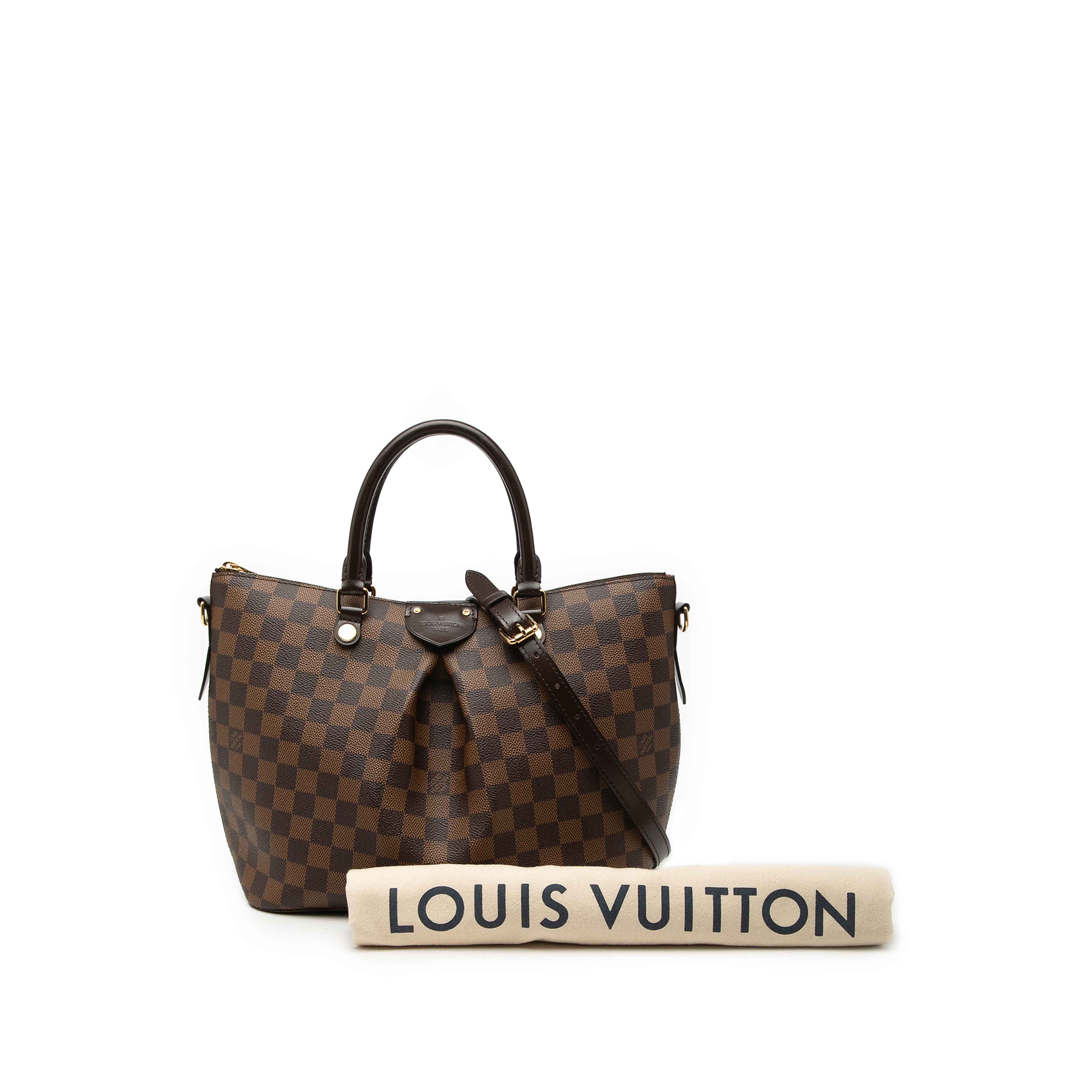 Louis Vuitton Damier Ebene Siena Mm, från Luxclusif, i färgen brun. Klicka för att öppna bilden i stort format