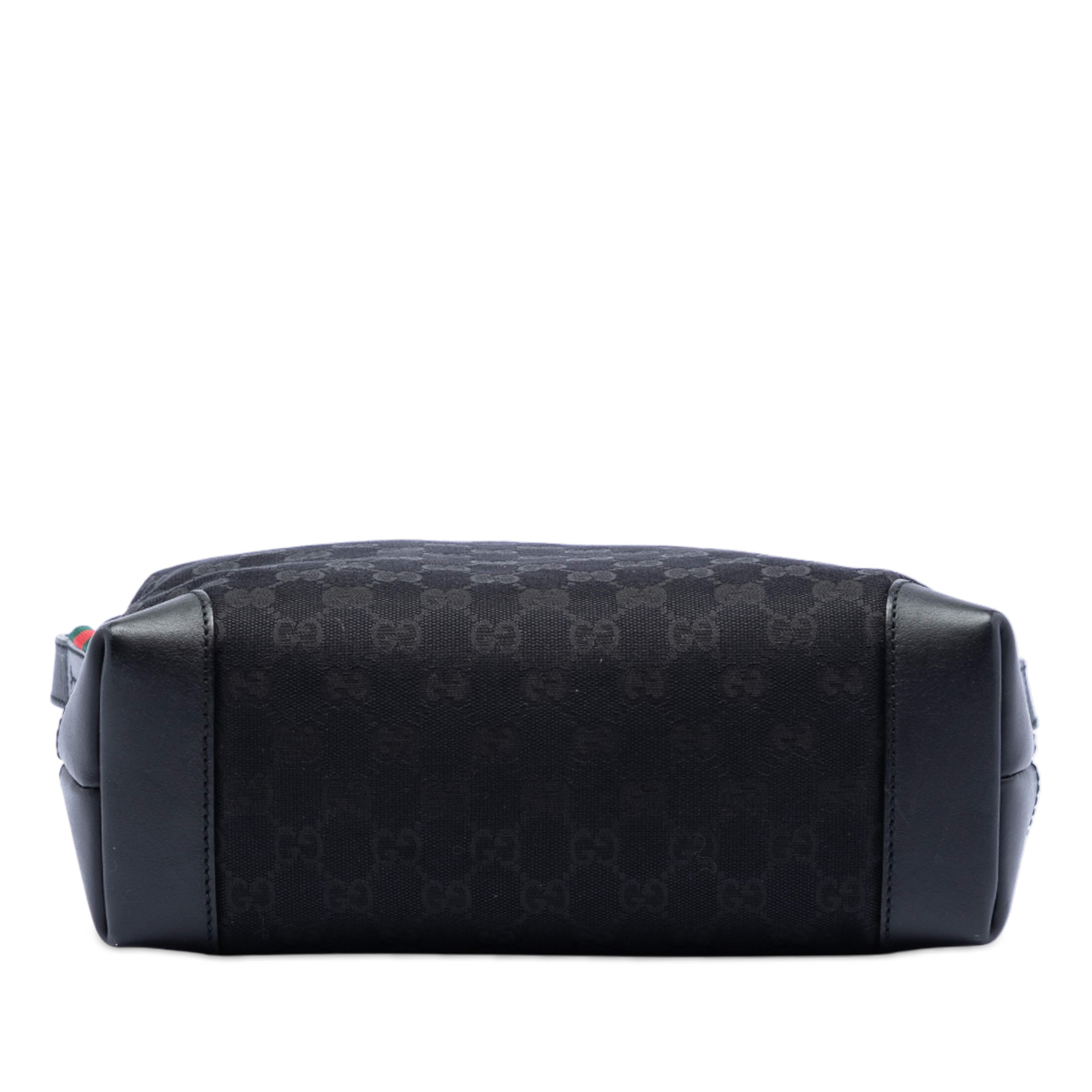 Gucci Gg Canvas Web Crossbody, från Luxclusif, i färgen black. Klicka för att öppna bilden i stort format