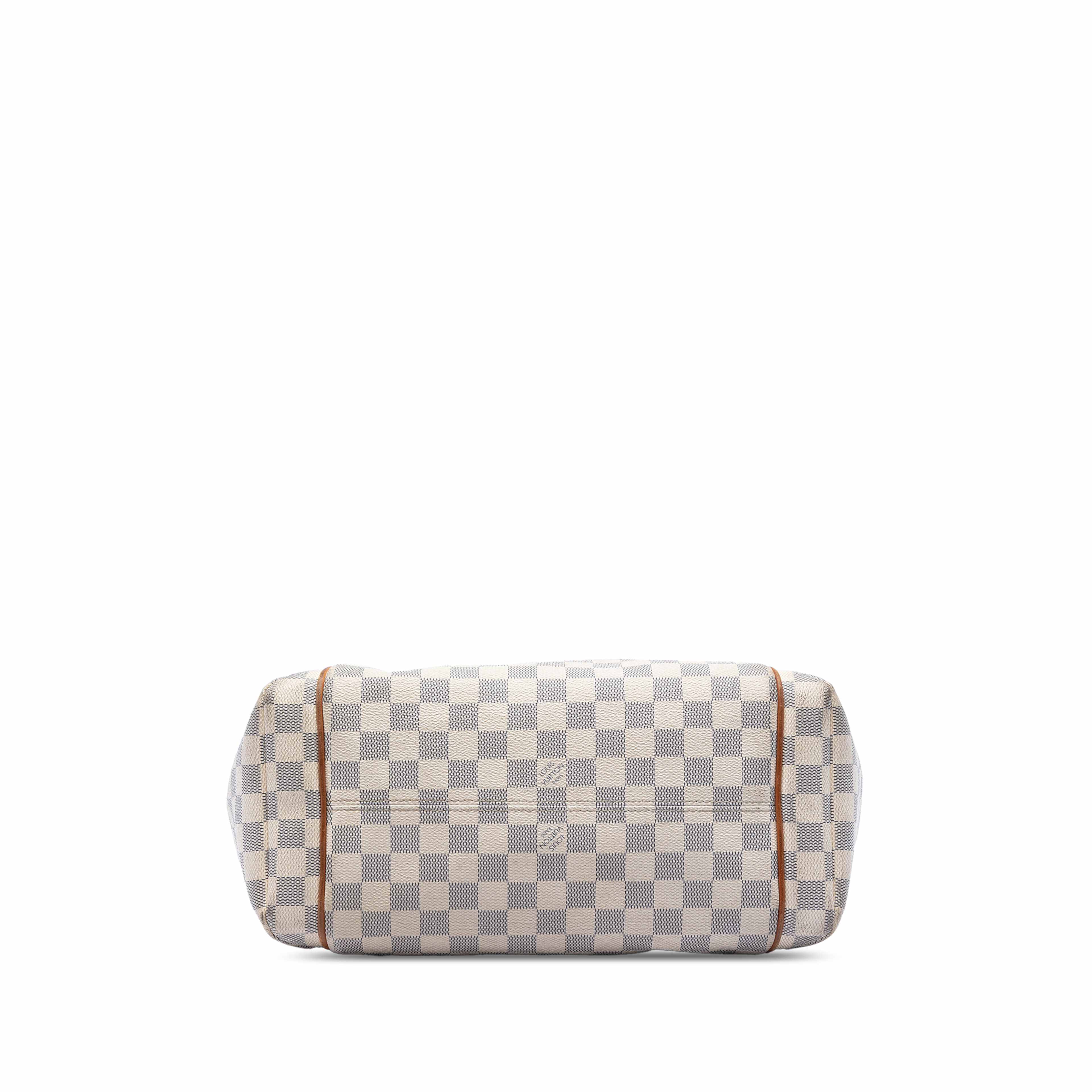 Louis Vuitton Damier Azur Totally Mm, från Luxclusif, i färgen vit. Klicka för att öppna bilden i stort format