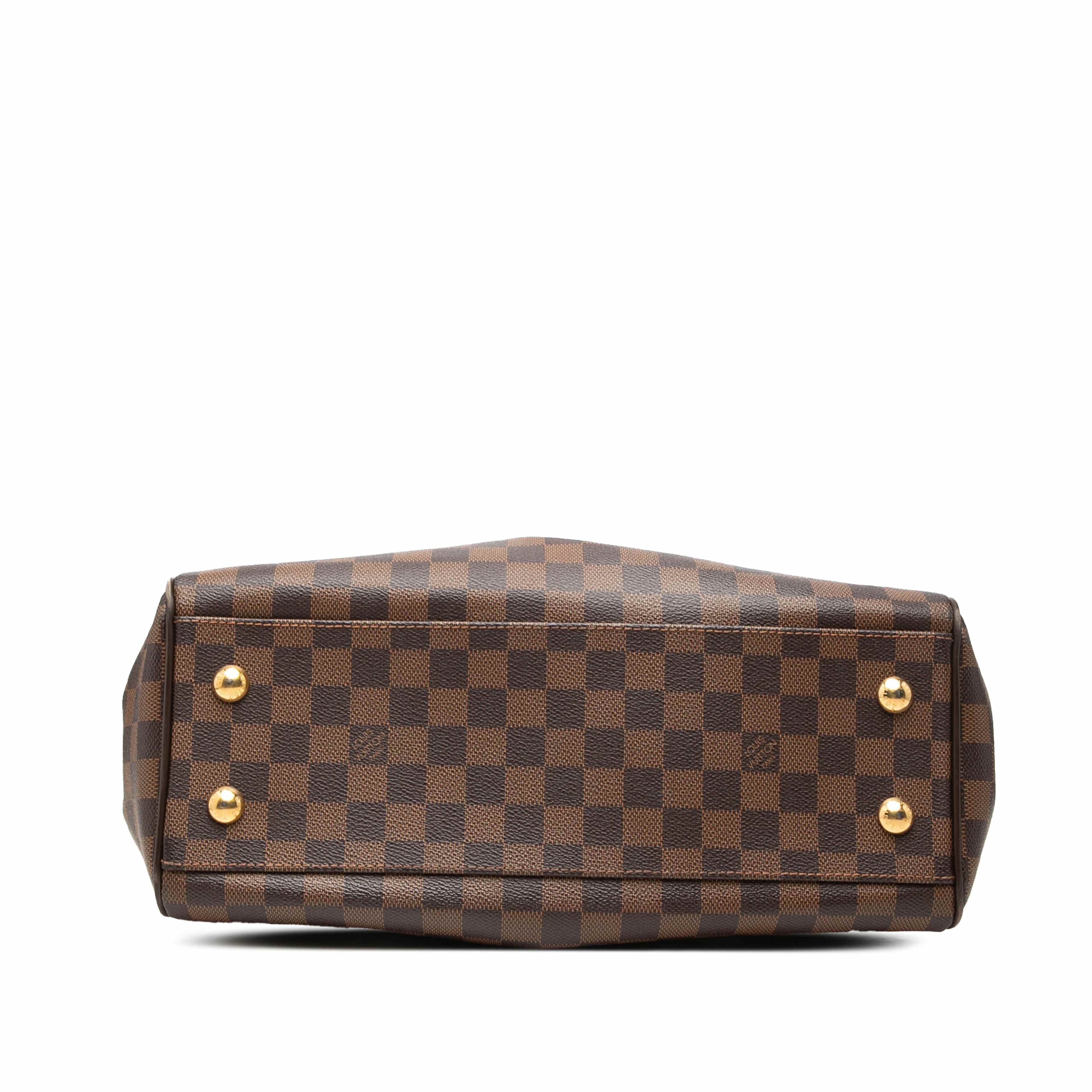 Louis Vuitton Damier Ebene Trevi Pm, från Luxclusif, i färgen brun. Klicka för att öppna bilden i stort format
