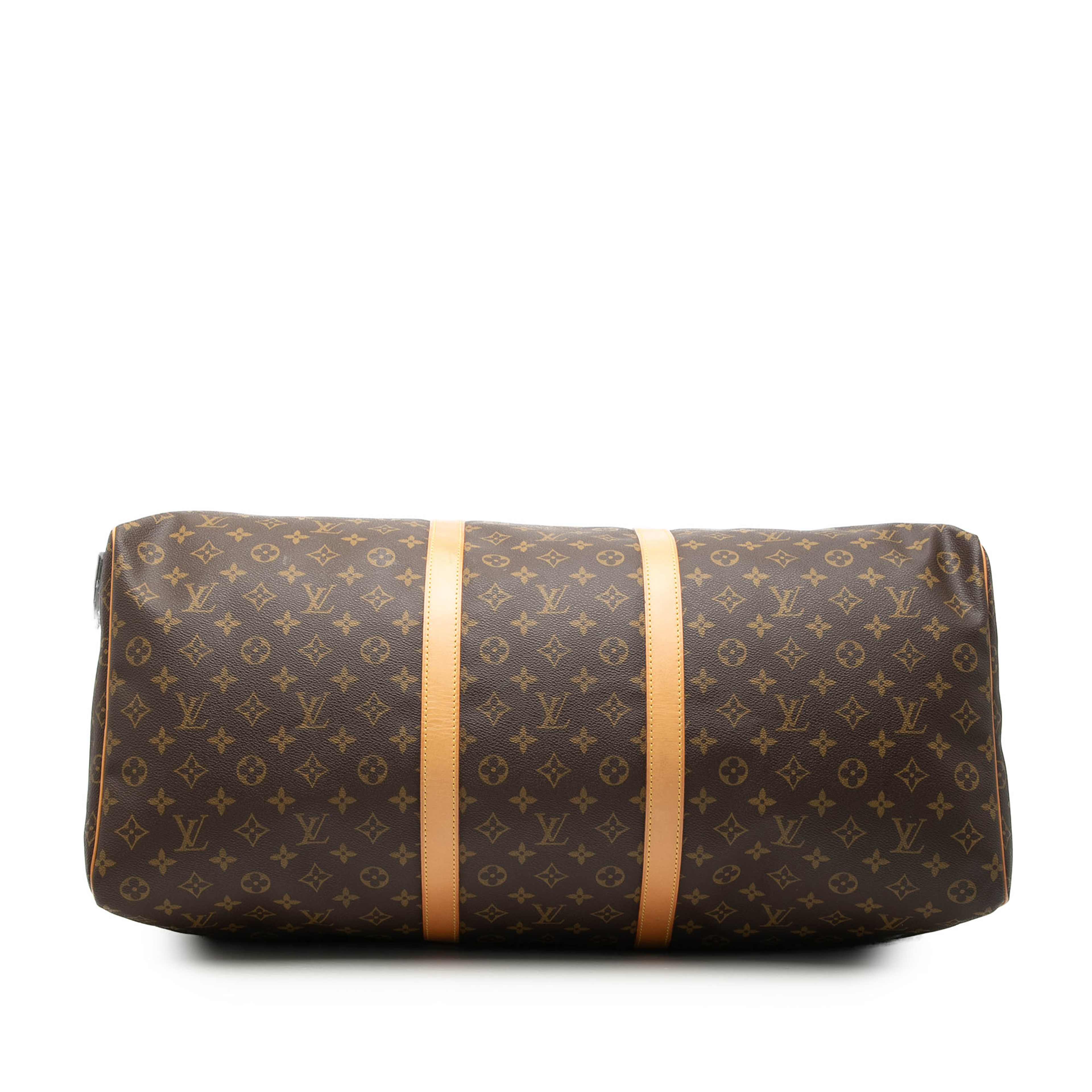 Louis Vuitton Monogram Keepall 60, från Luxclusif, i färgen brown. Klicka för att öppna bilden i stort format