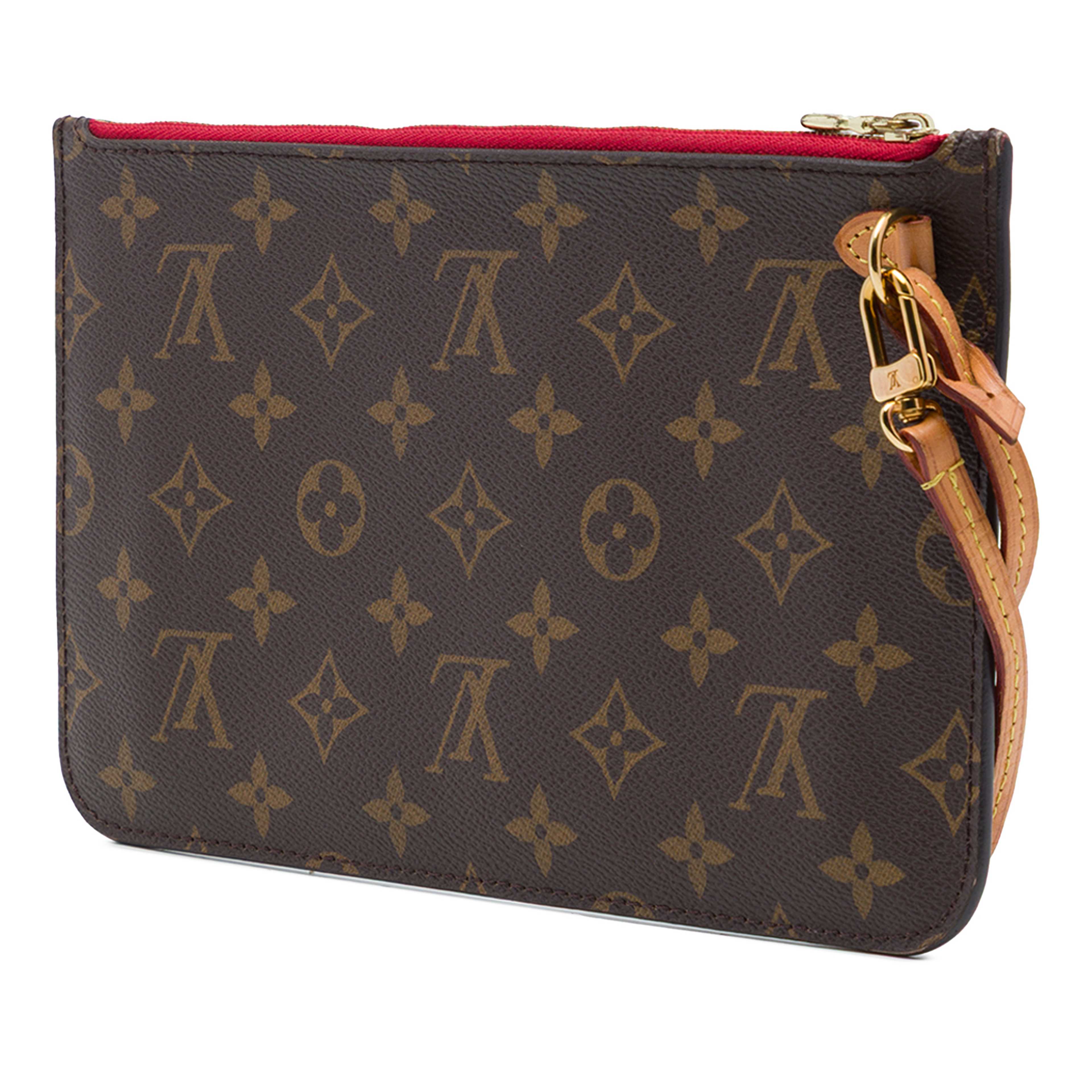 Louis Vuitton Monogram Neverfull Mm Pouch, från Luxclusif, i färgen brun. Klicka för att öppna bilden i stort format