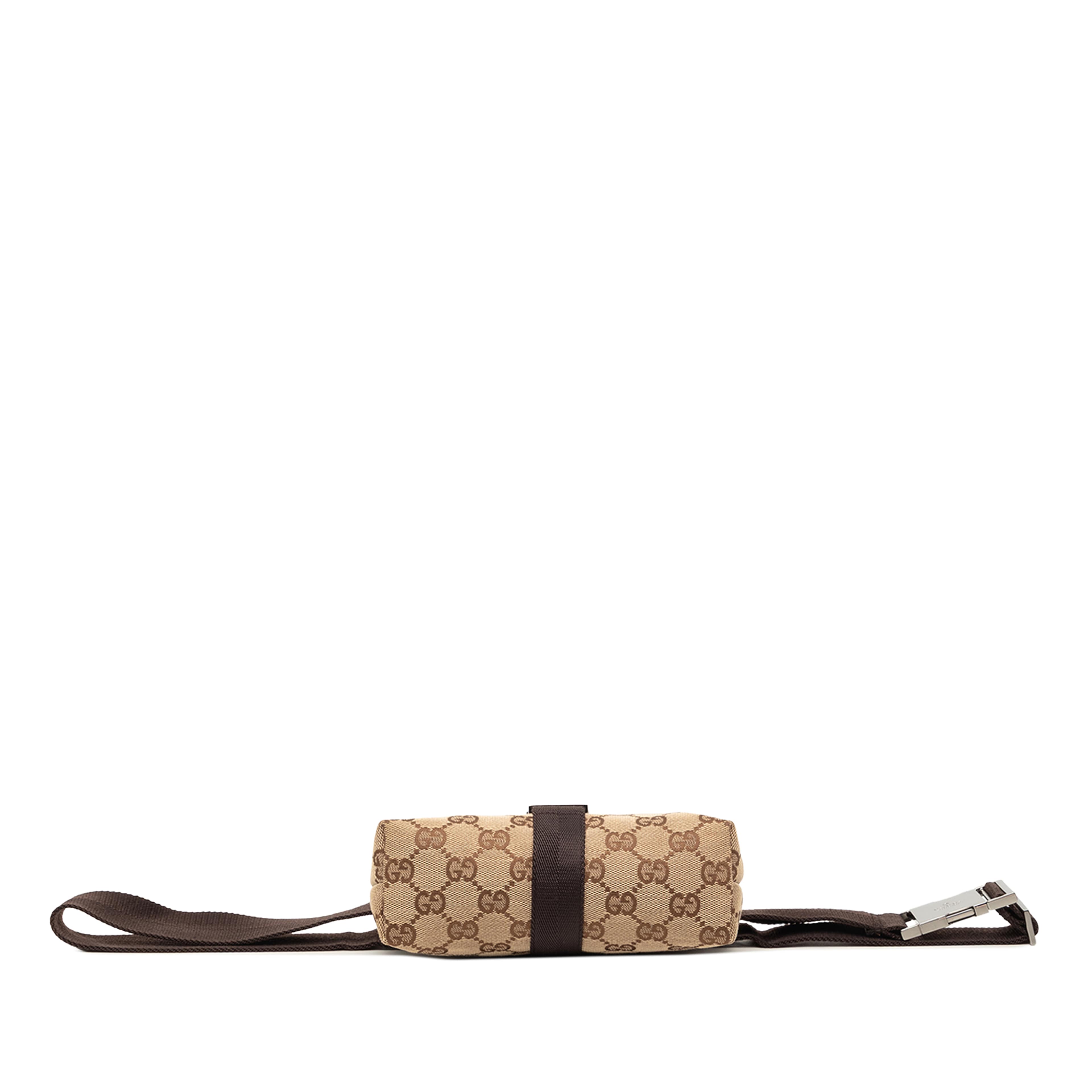 Gucci Gg Canvas Belt Bag, från Luxclusif, i färgen beige. Klicka för att öppna bilden i stort format