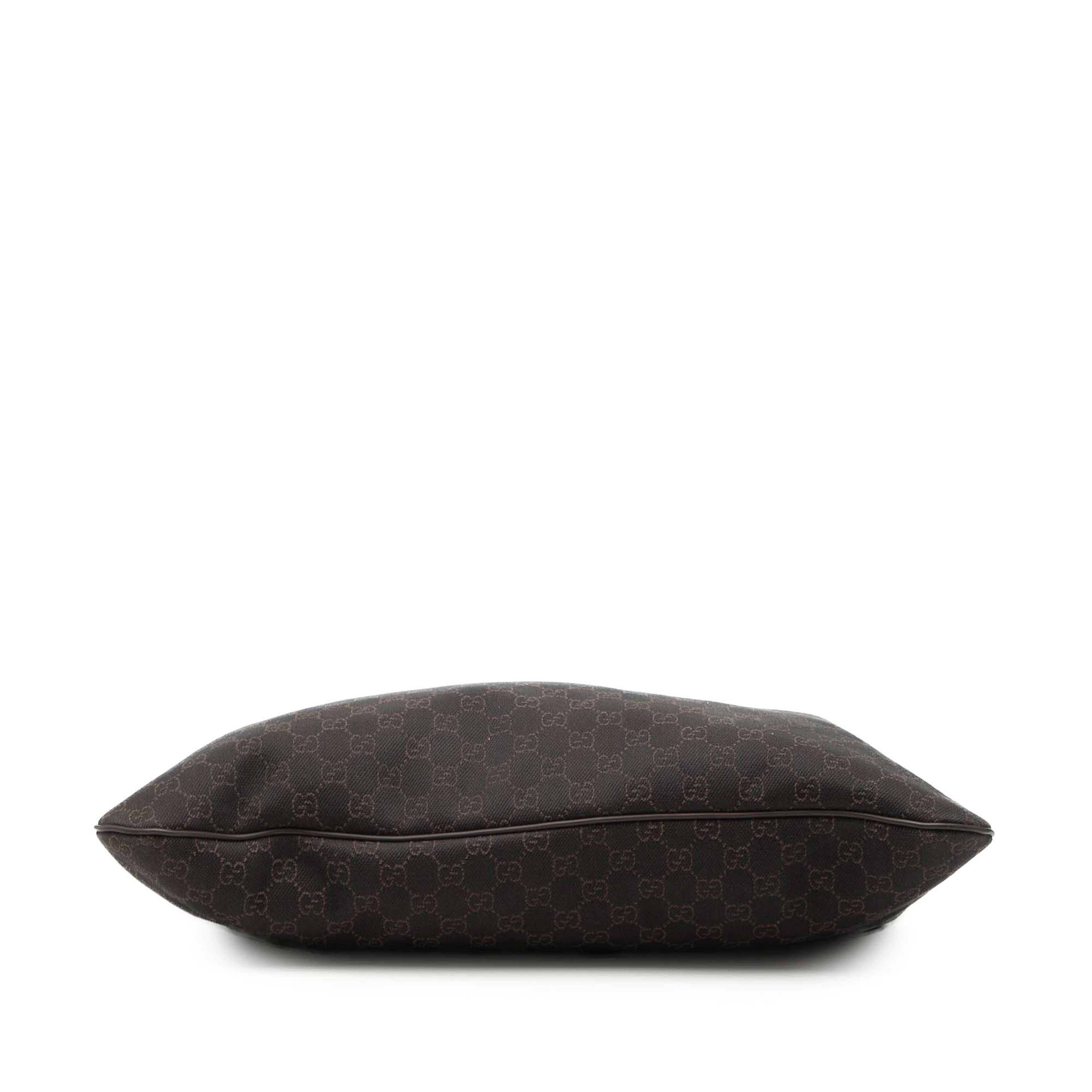 Gucci Gg Denim Crossbody, från Luxclusif, i färgen brun. Klicka för att öppna bilden i stort format