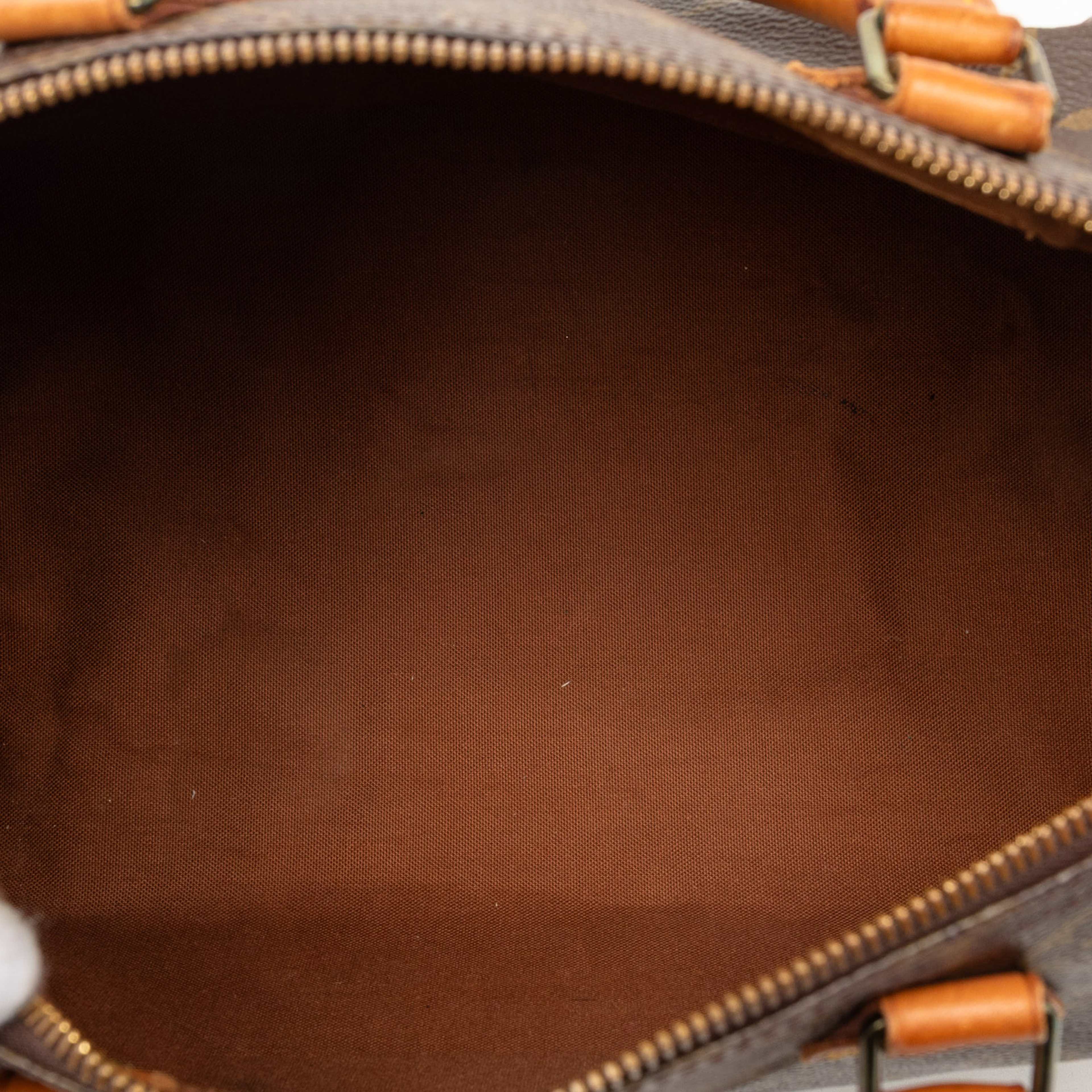 Louis Vuitton Monogram Speedy 30, från Luxclusif, i färgen brown. Klicka för att öppna bilden i stort format