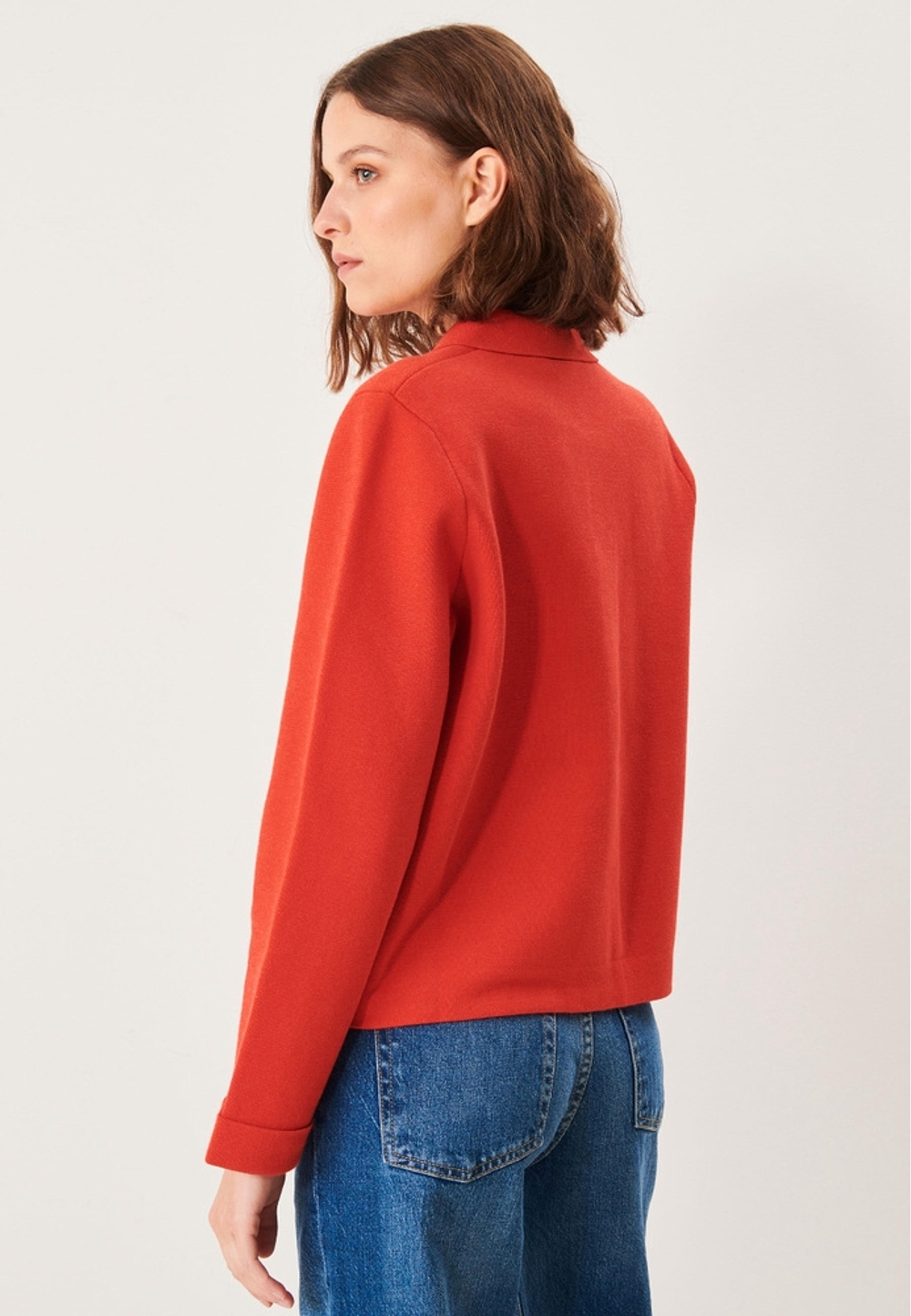 Alexis Cardigan - Red, från Jumperfabriken, i färgen red. Klicka för att öppna bilden i stort format