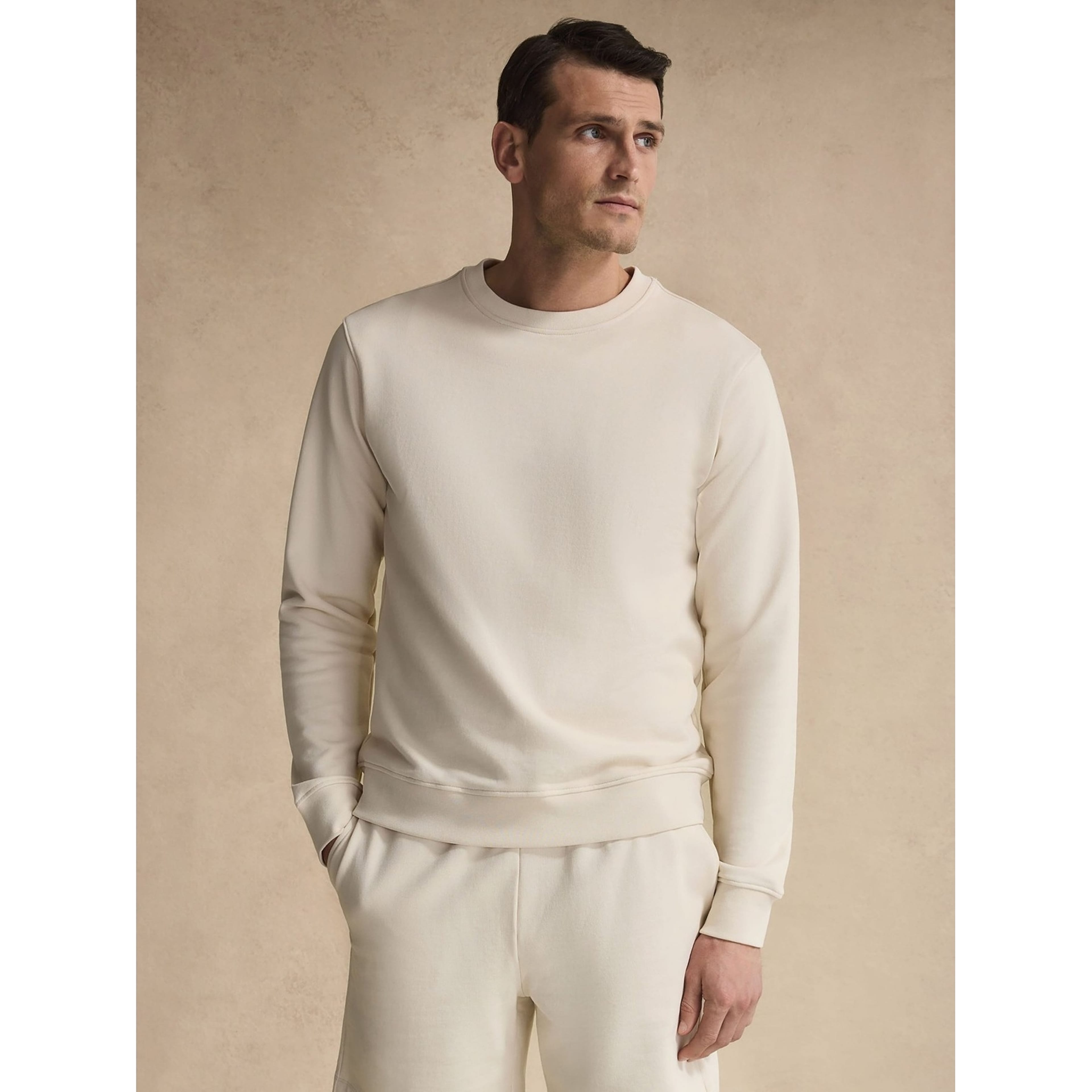 Cotton L/s Crew Neck Sweatshirt