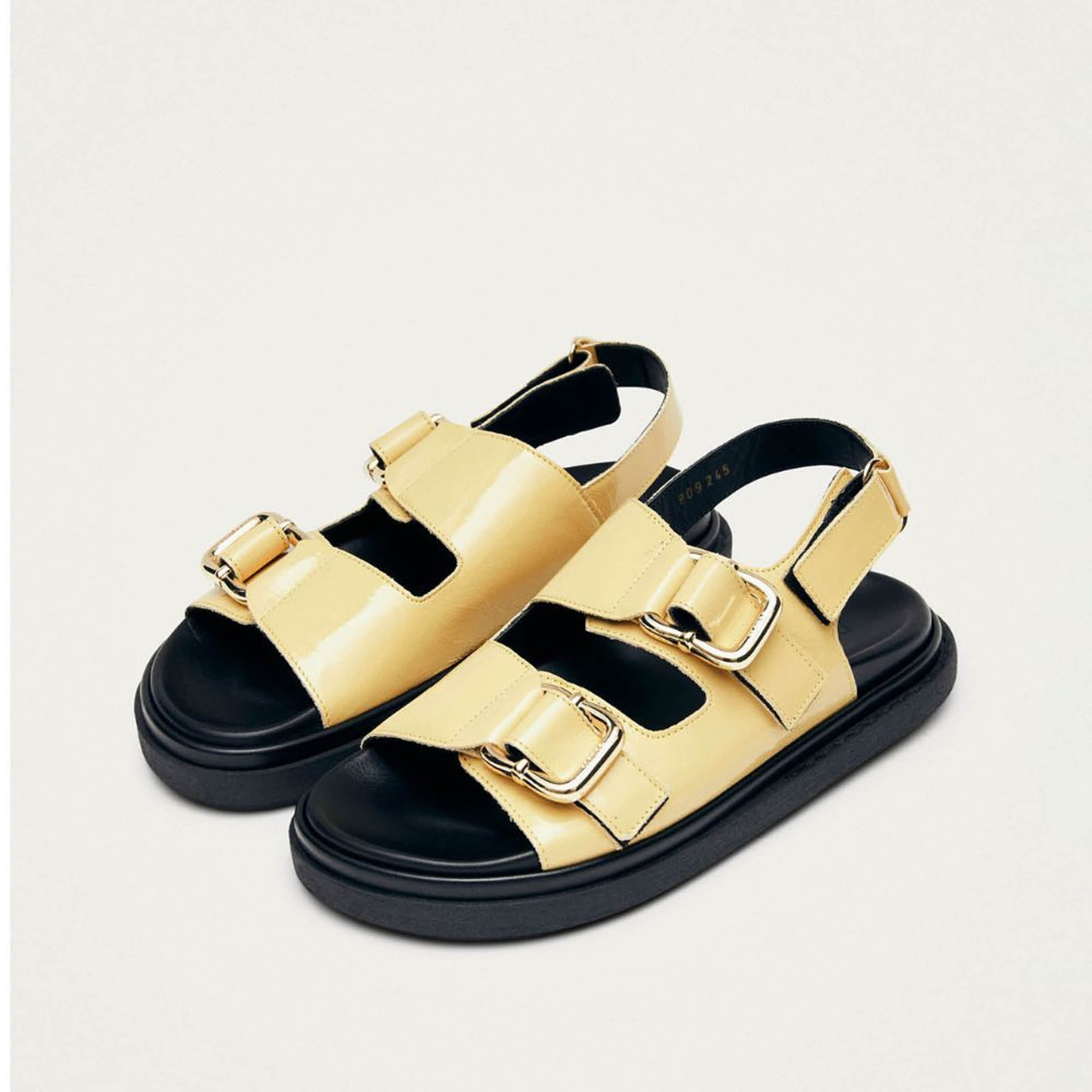 Harper Onix Vanilla Leather Sandals
