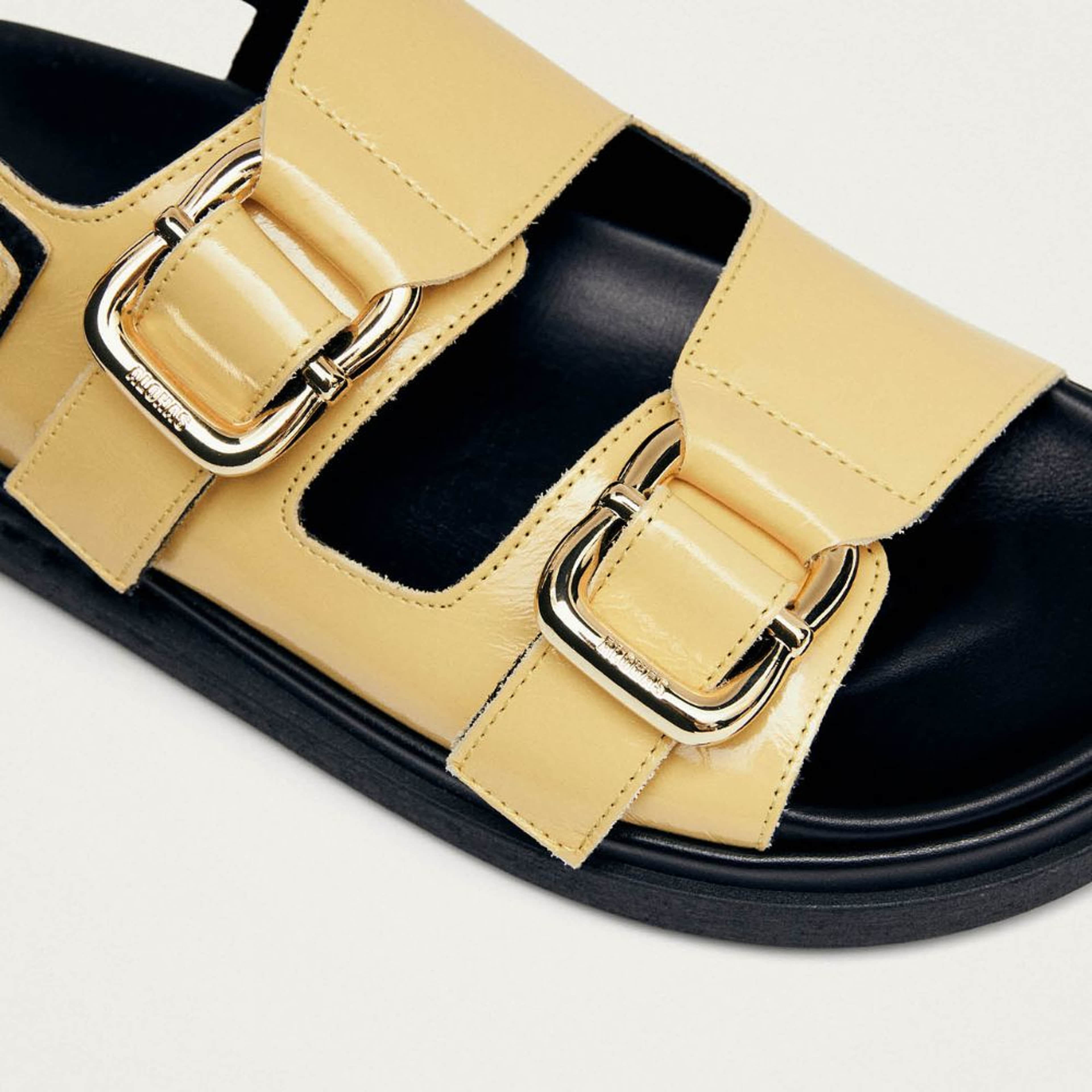 Harper Onix Vanilla Leather Sandals