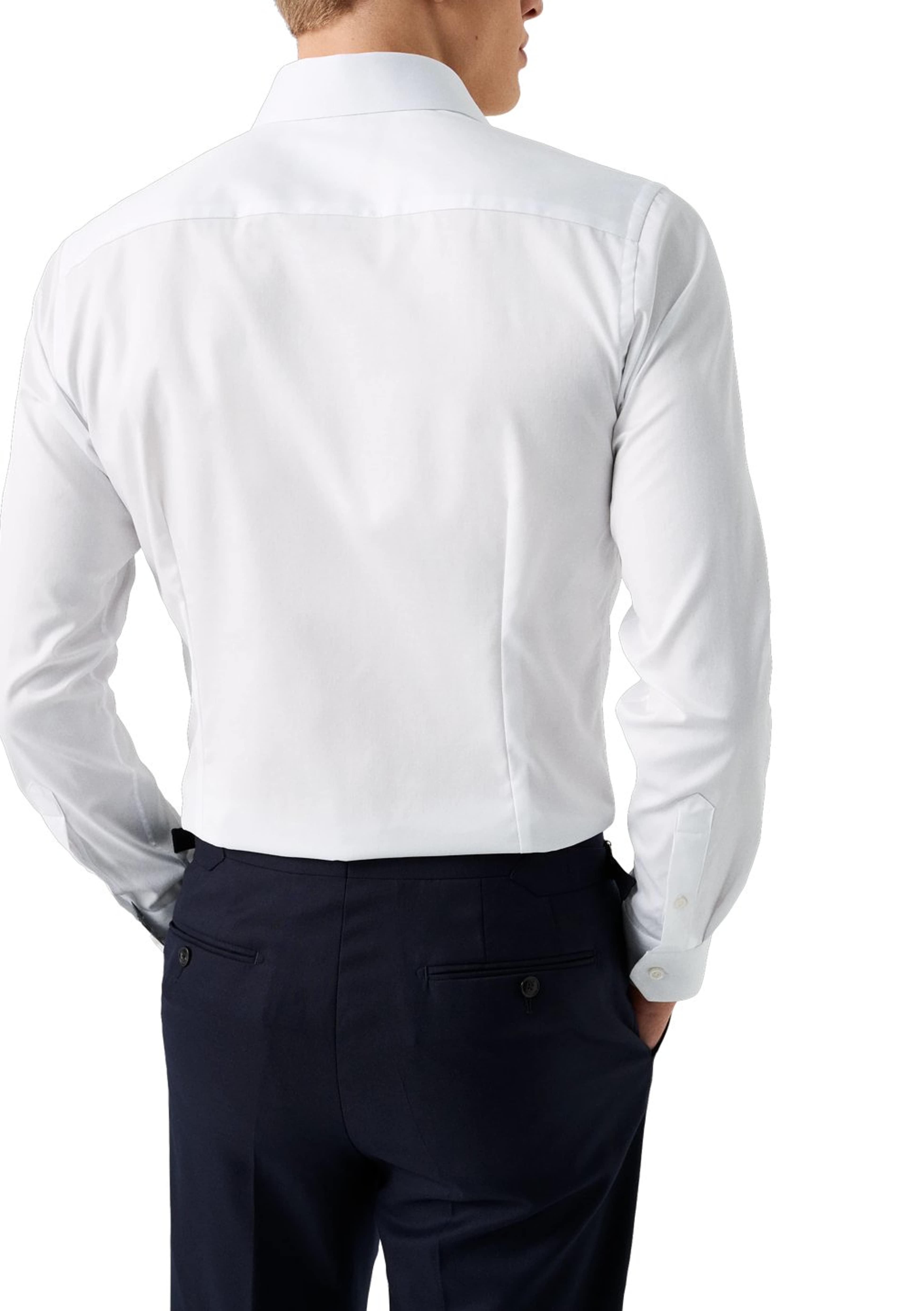 Enfärgad Skjorta Med Paisleyeffekt Slim Fit