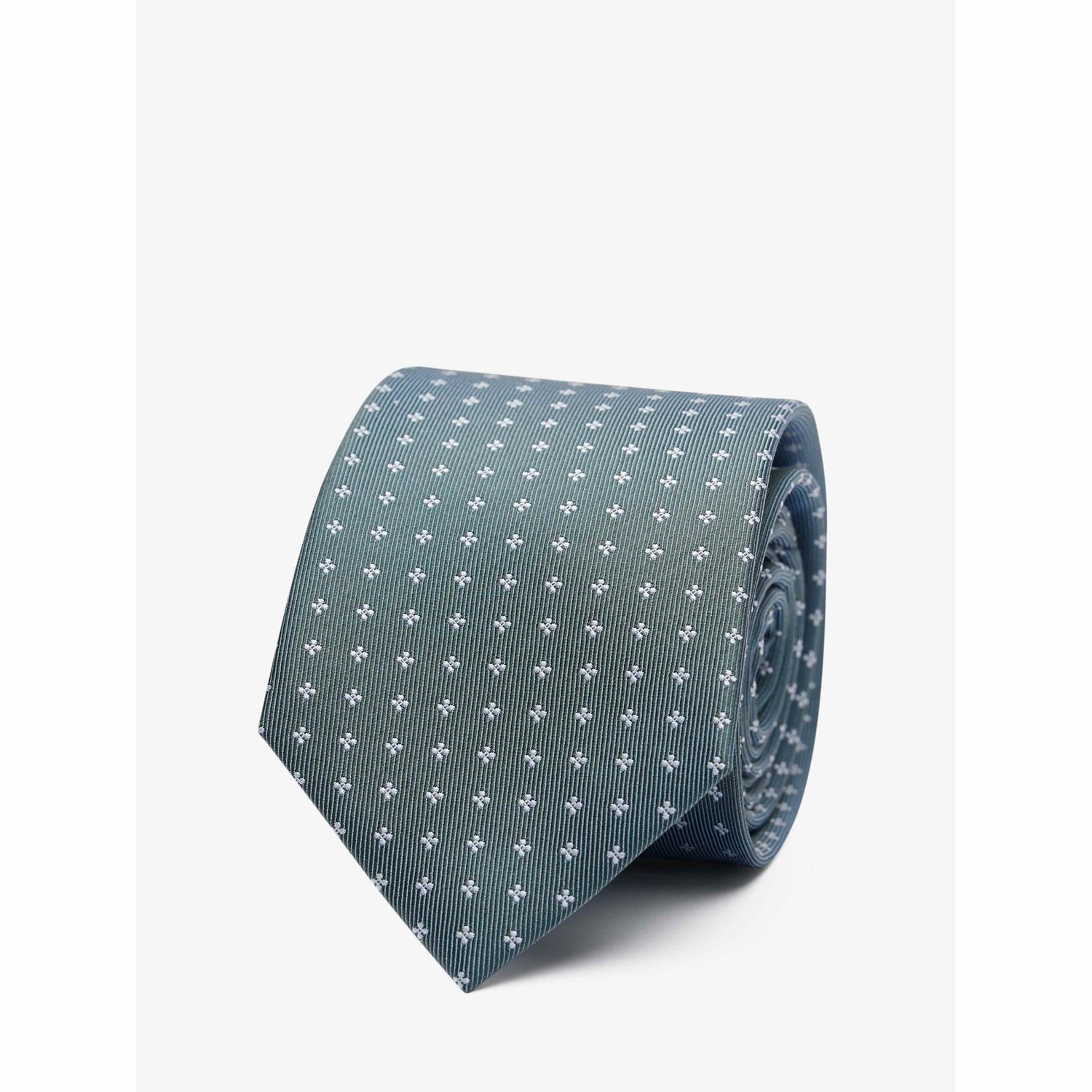 Olive Green Tie Floral