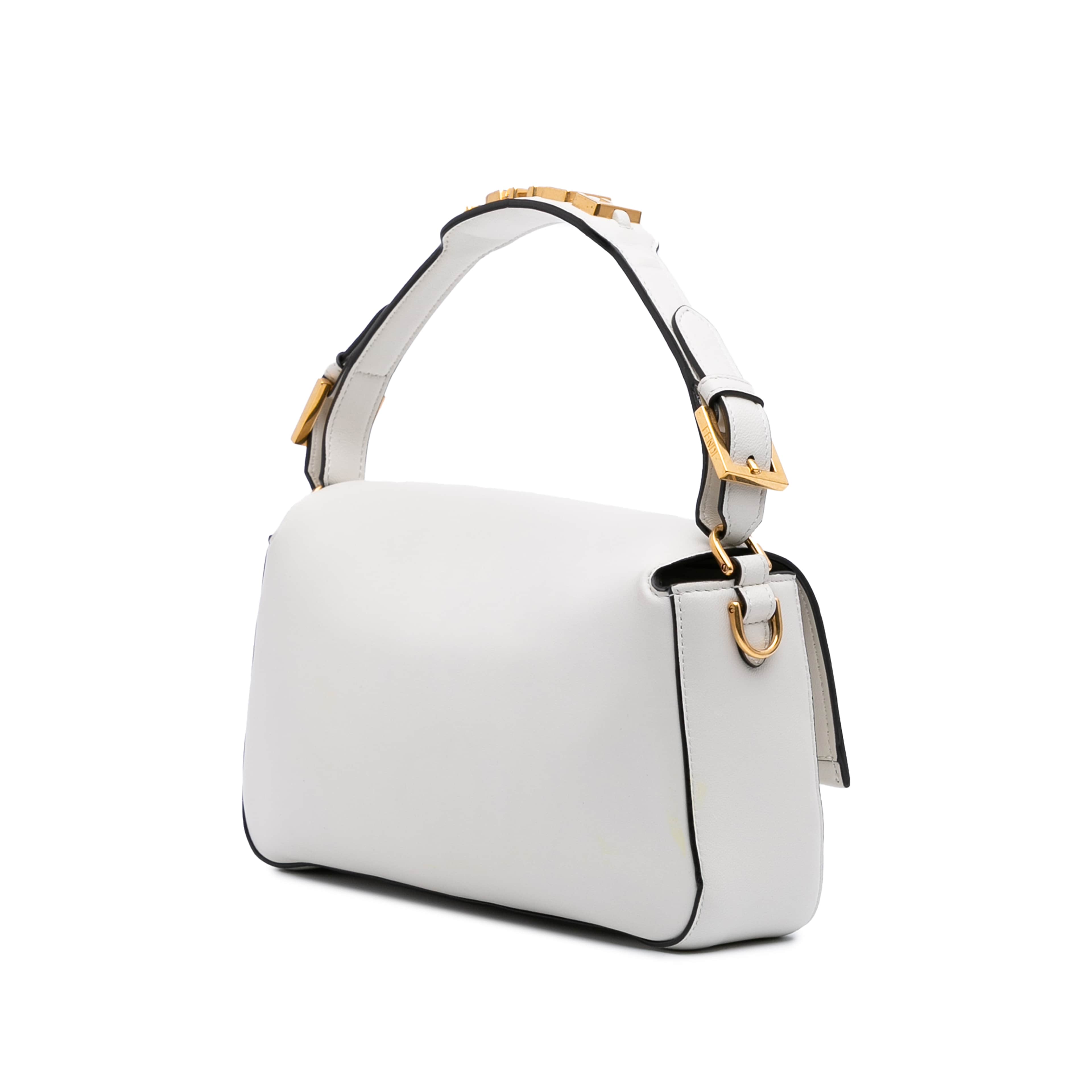 Fendi Leather Convertible Baguette Satchel