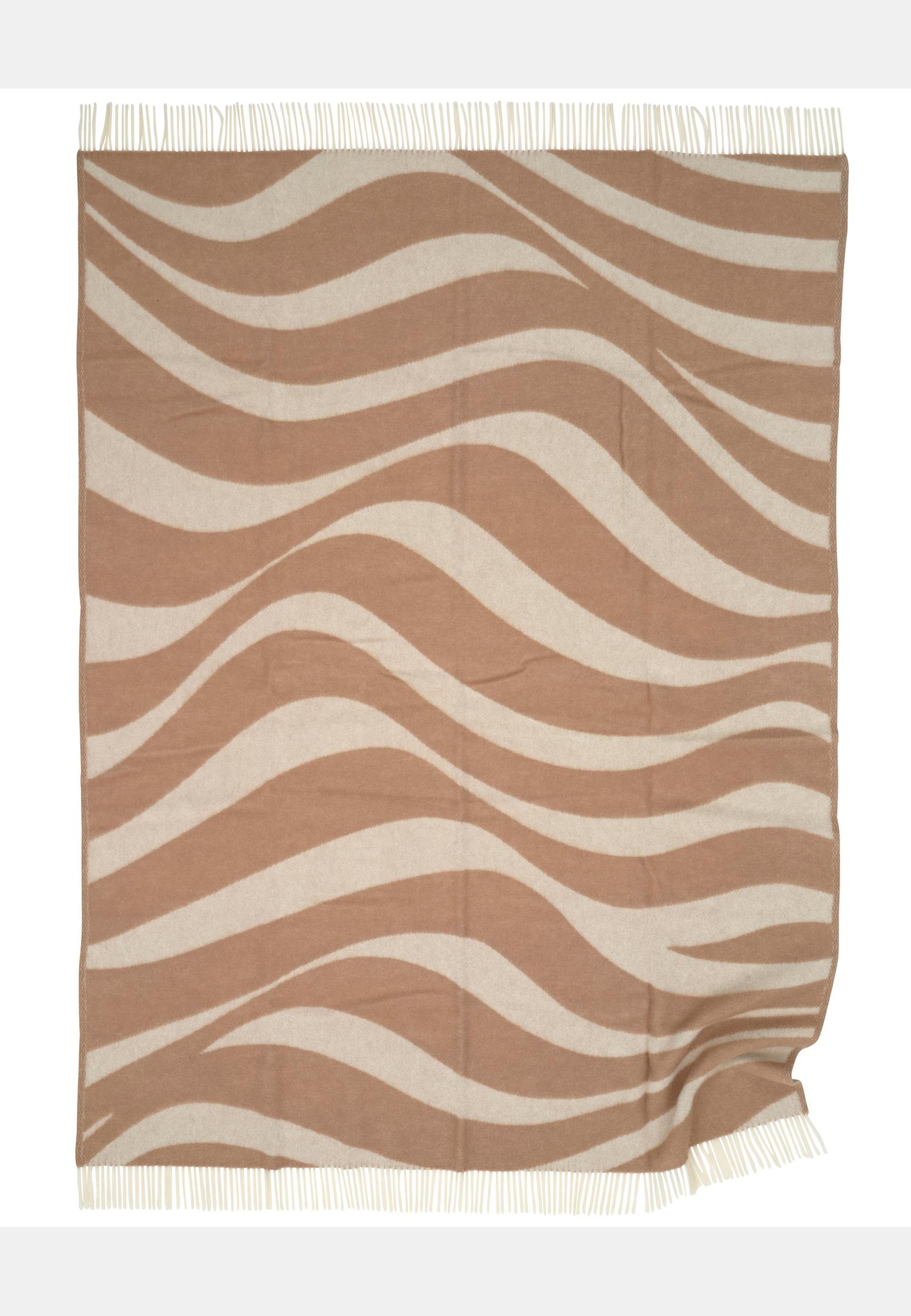 Pläd Flow, från Classic Collection, i färgen beige. Klicka för att öppna bilden i stort format