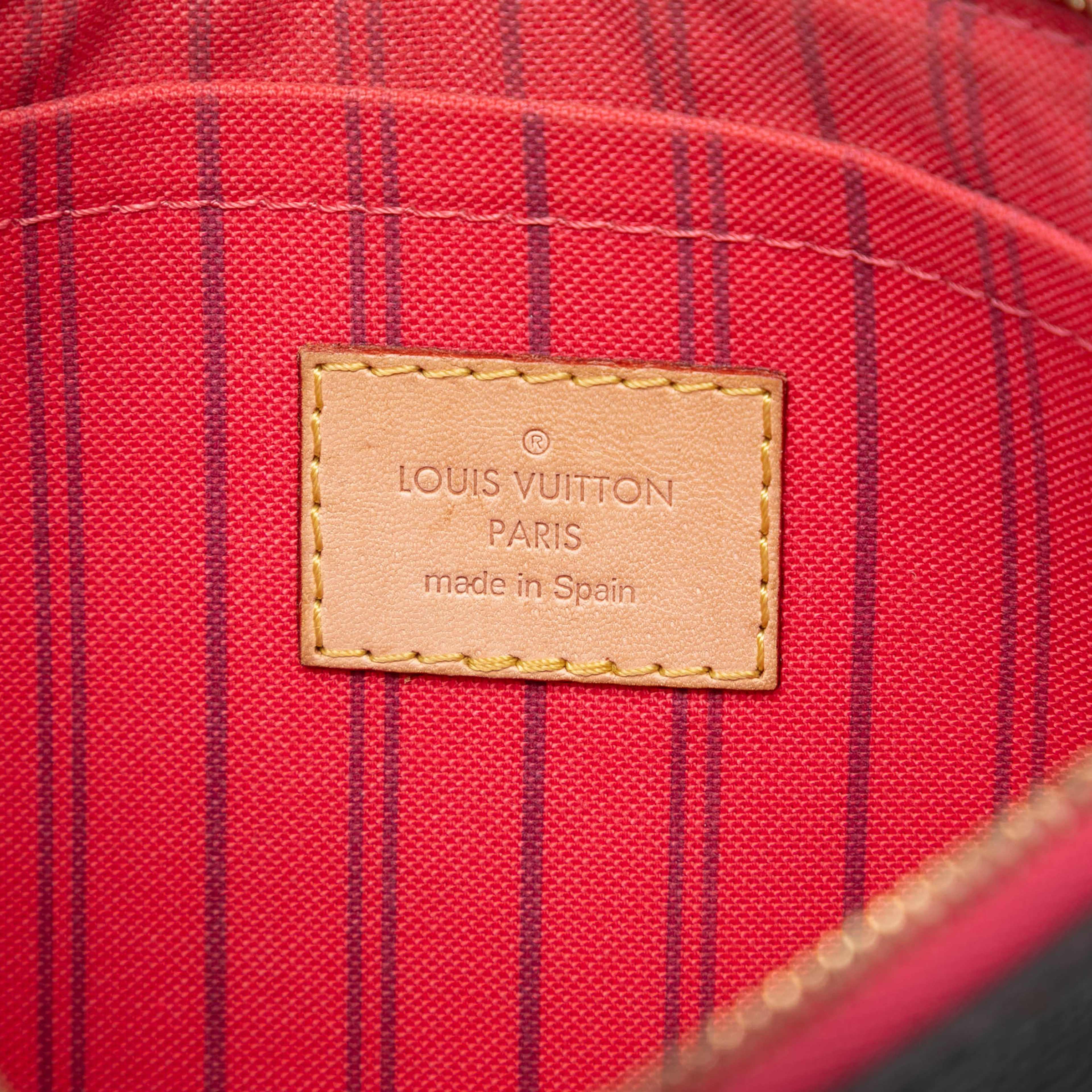 Louis Vuitton Monogram Neverfull Mm Pouch, från Luxclusif, i färgen brown. Klicka för att öppna bilden i stort format