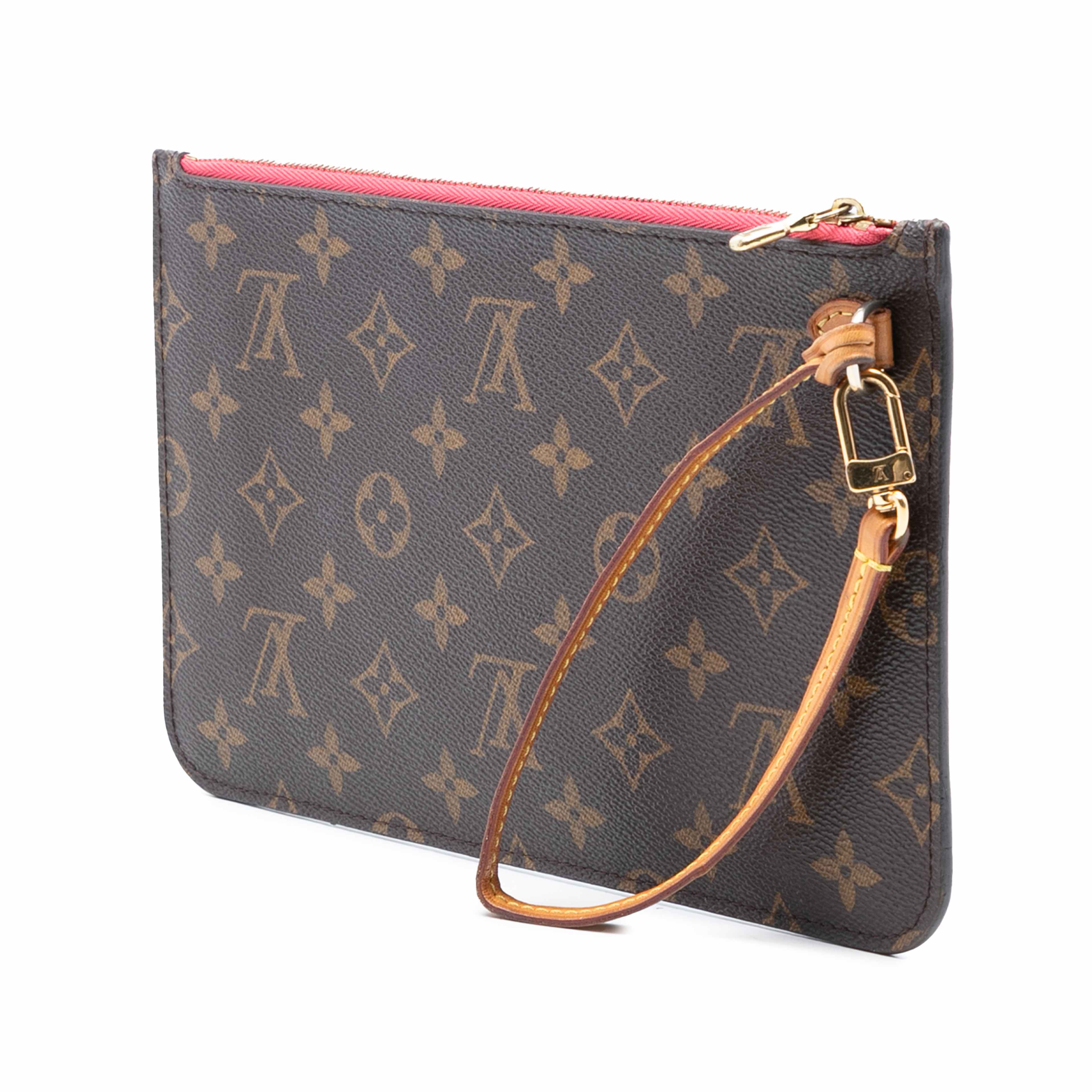 Louis Vuitton Monogram Neverfull Mm Pouch, från Luxclusif, i färgen brown. Klicka för att öppna bilden i stort format