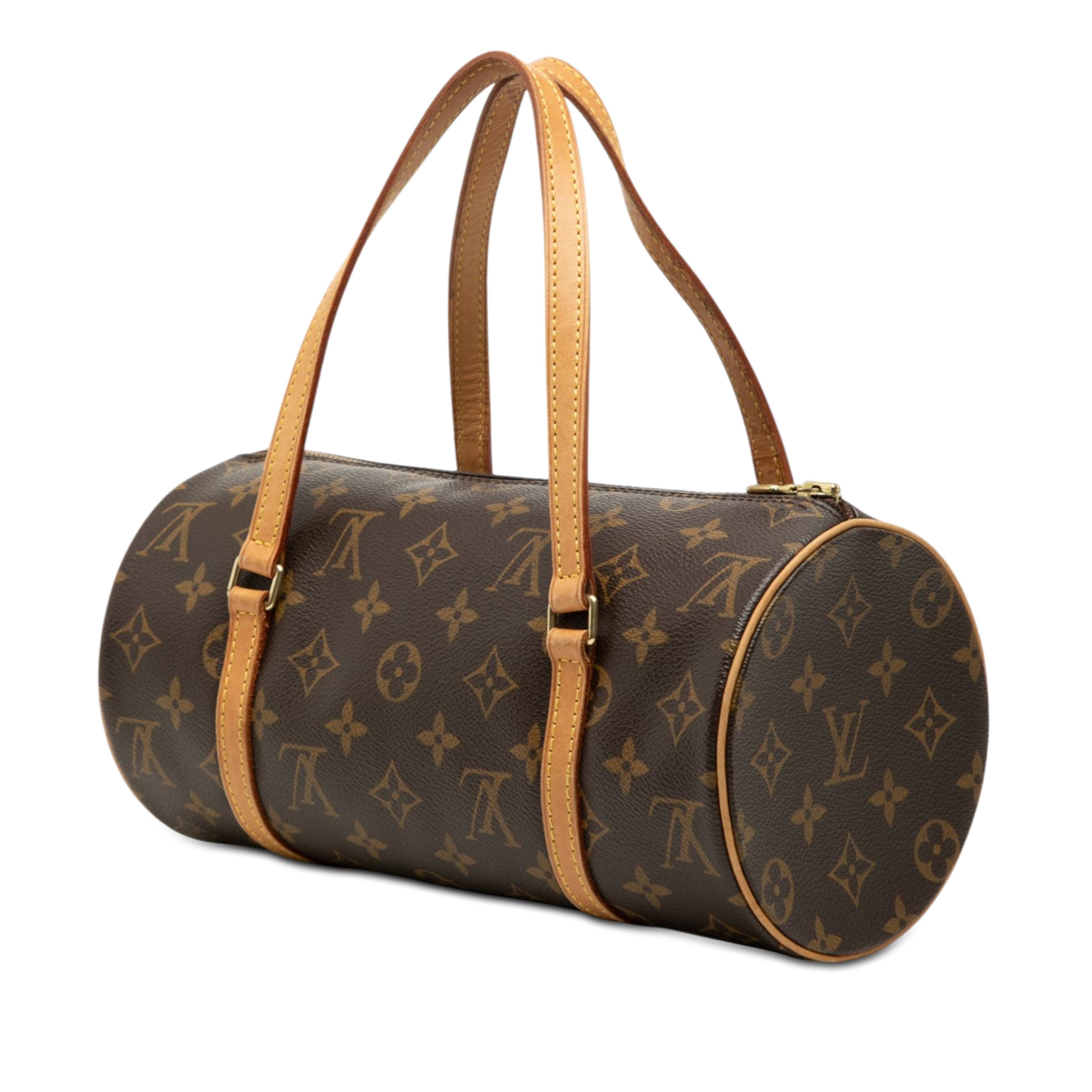 Louis Vuitton Monogram Papillon 28, från Luxclusif, i färgen brun. Klicka för att öppna bilden i stort format
