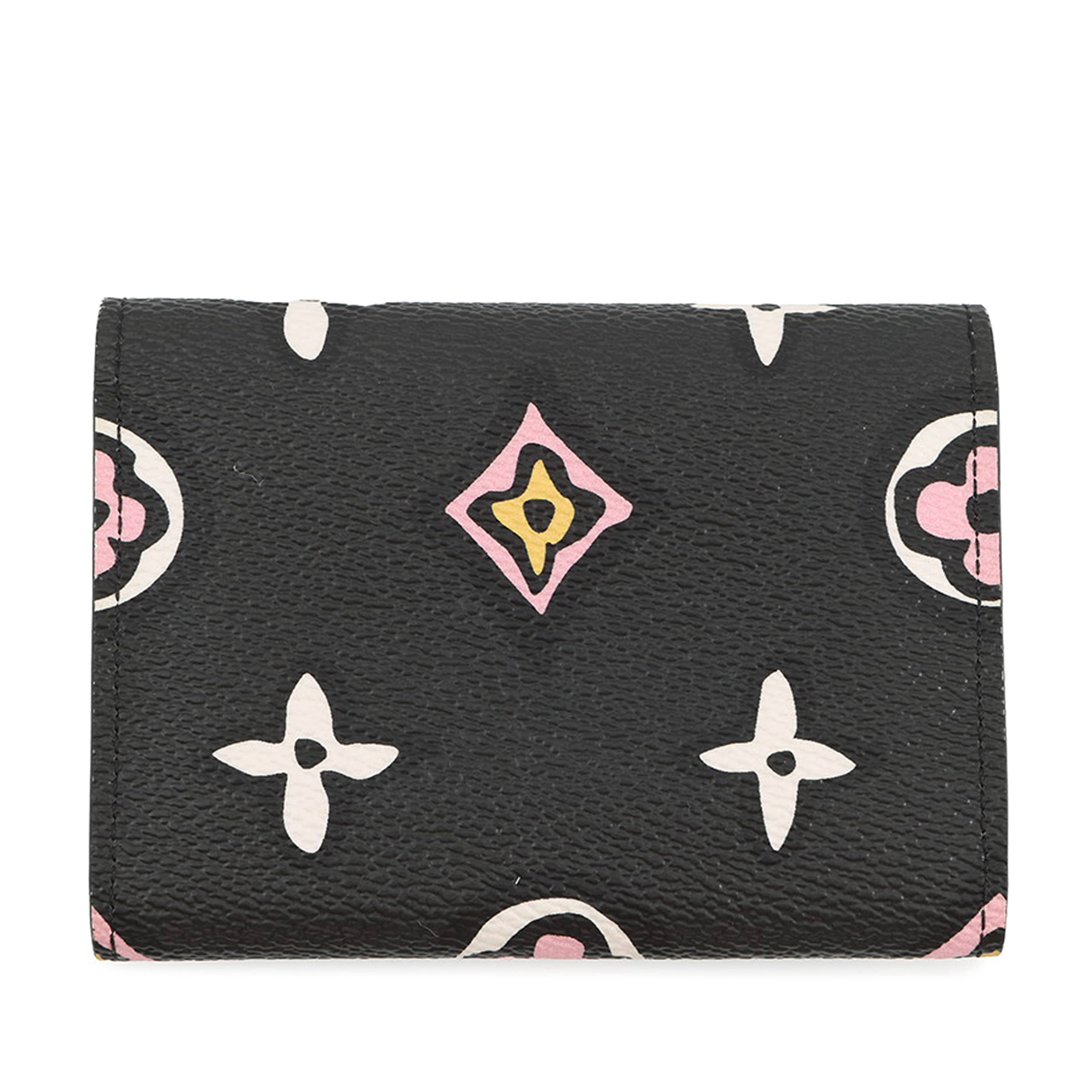 Louis Vuitton Monogram Giant Wild At Heart Rosalie Coin Purse, från Luxclusif, i färgen black. Klicka för att öppna bilden i stort format
