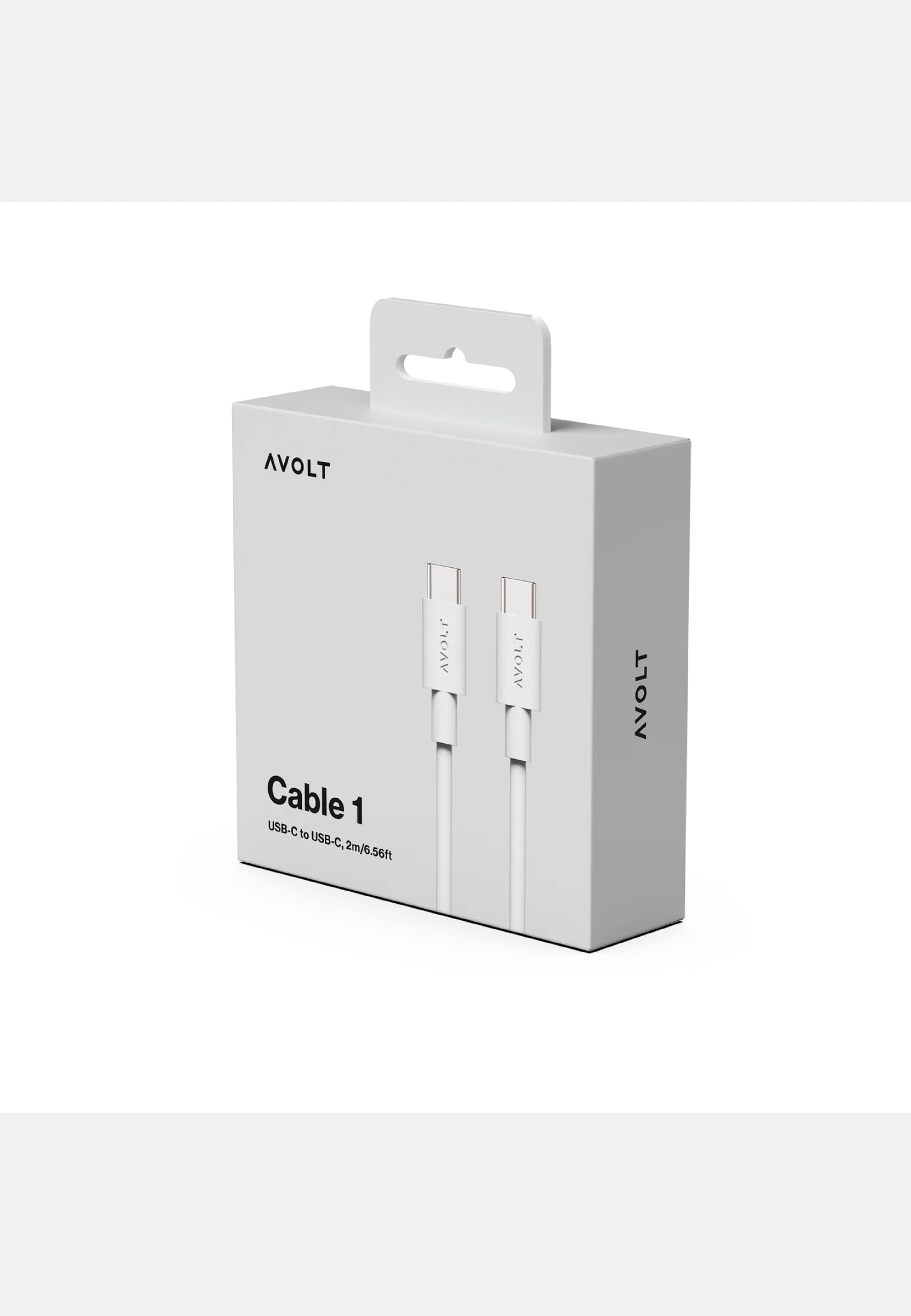 Laddsladd Avolt Usb-c 2m, från Avolt, i färgen grå. Klicka för att öppna bilden i stort format
