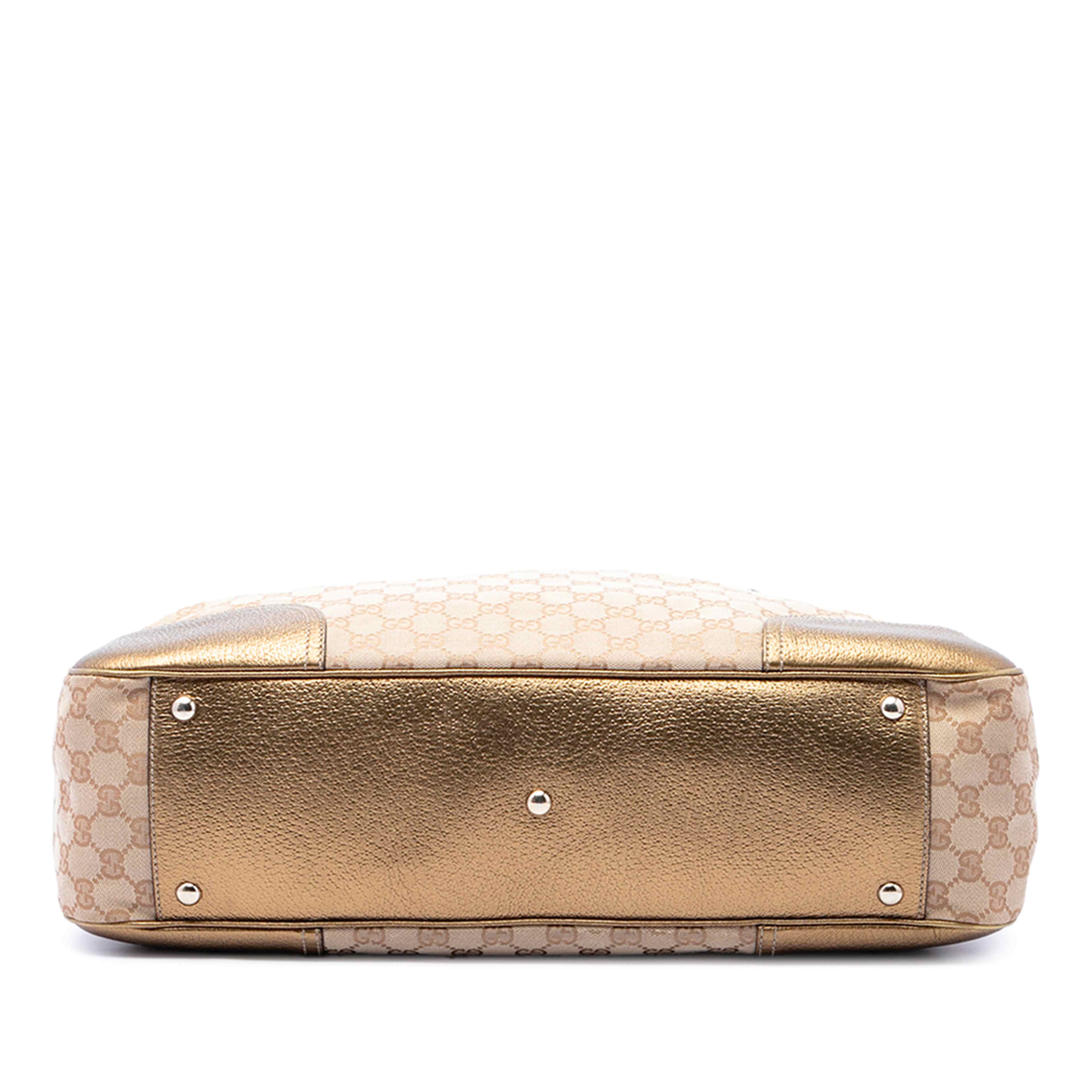 Gucci Gg Canvas Princy Tote, från Luxclusif, i färgen beige. Klicka för att öppna bilden i stort format