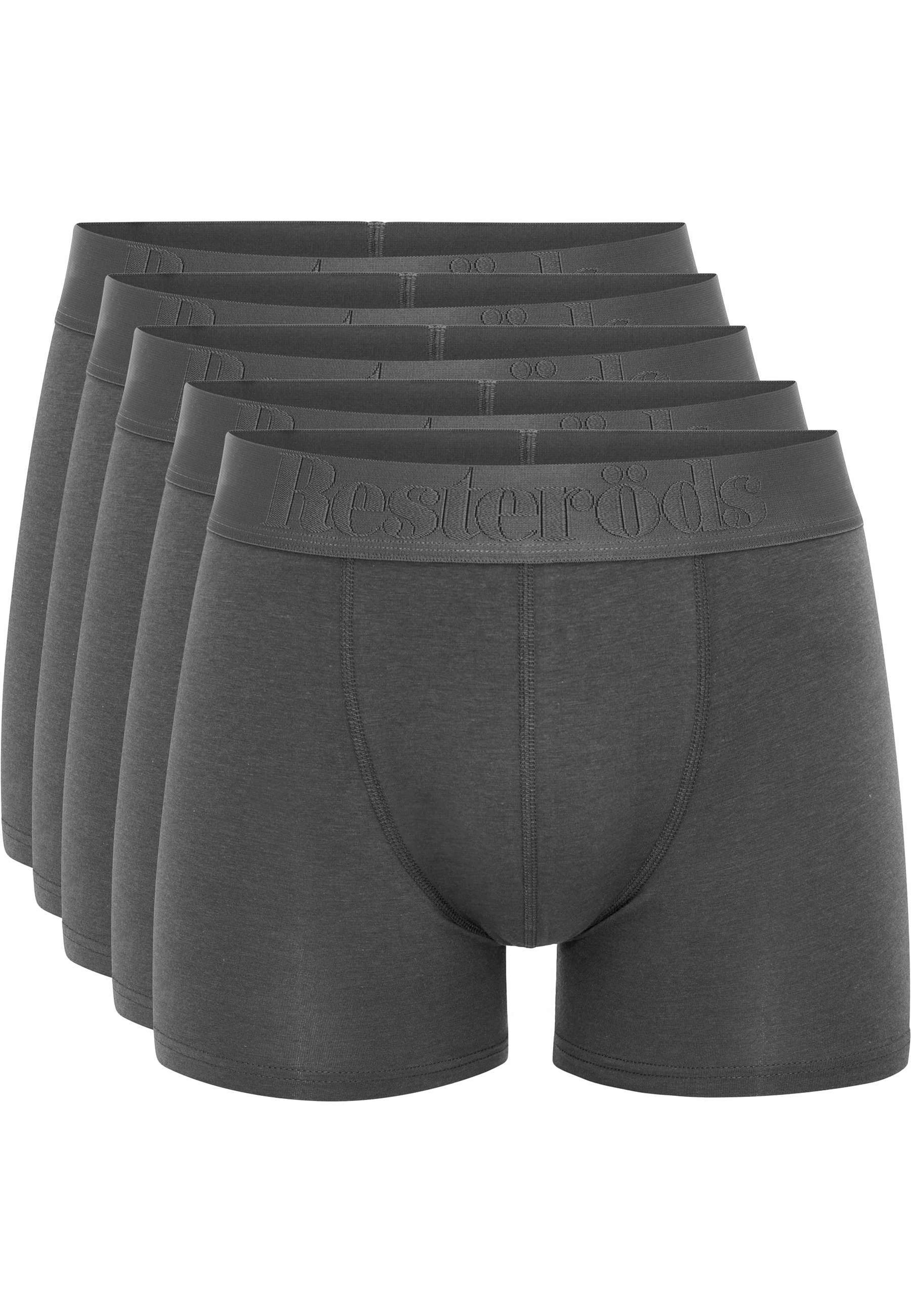 Ekologisk Bomull, Boxer, 5-pack, Grå