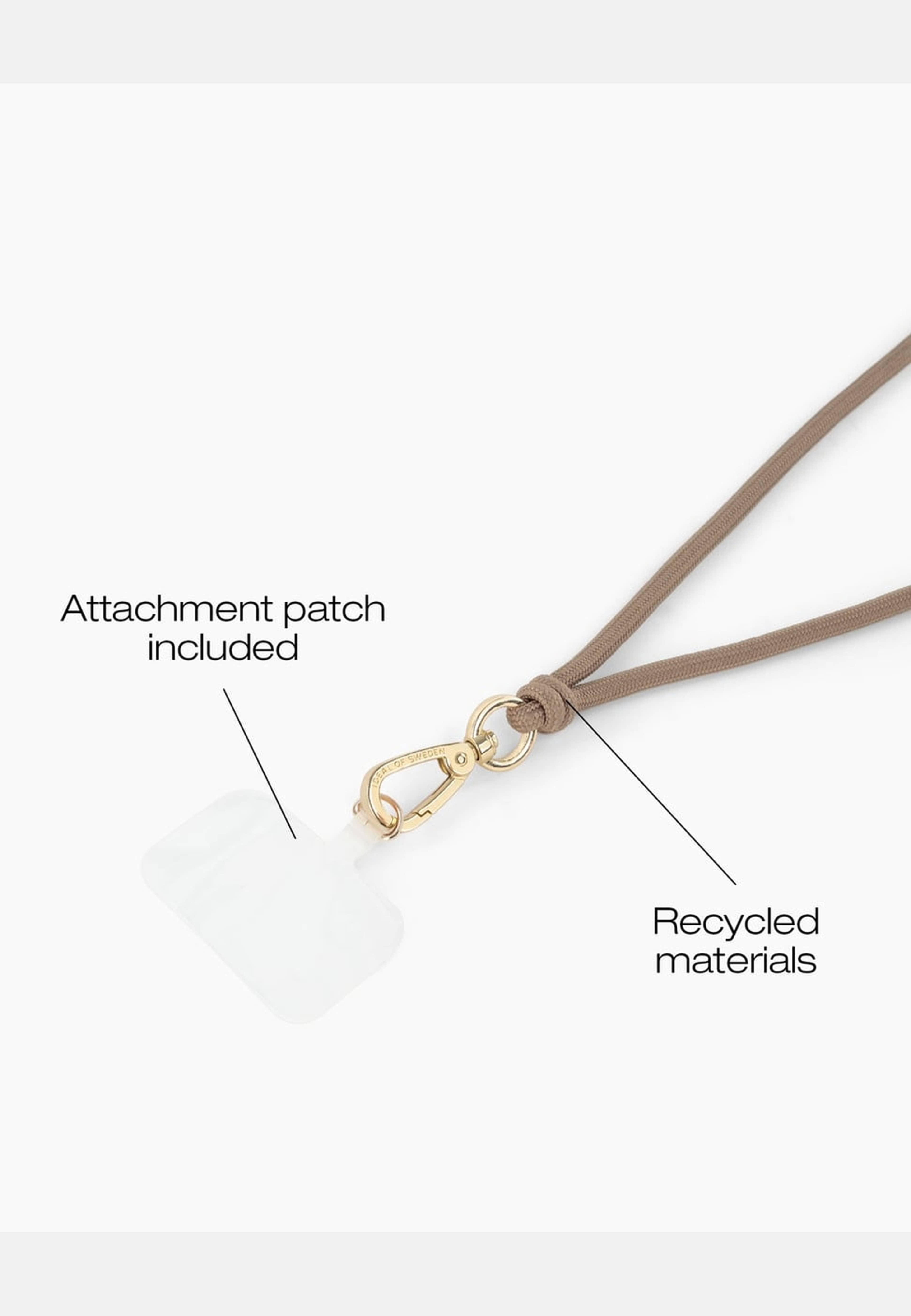 Cord Phone Strap Perfect Beige, från Ideal Of Sweden, i färgen beige. Klicka för att öppna bilden i stort format